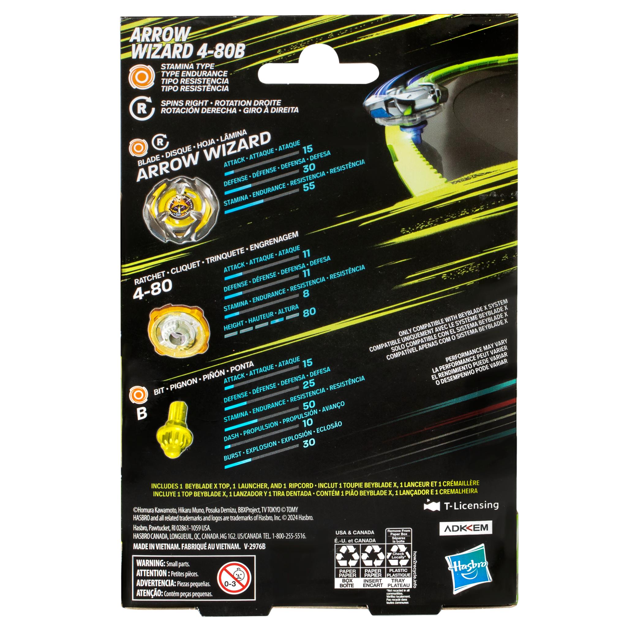 Beyblade X Starter Pack - Arrow Wizard 4-80B