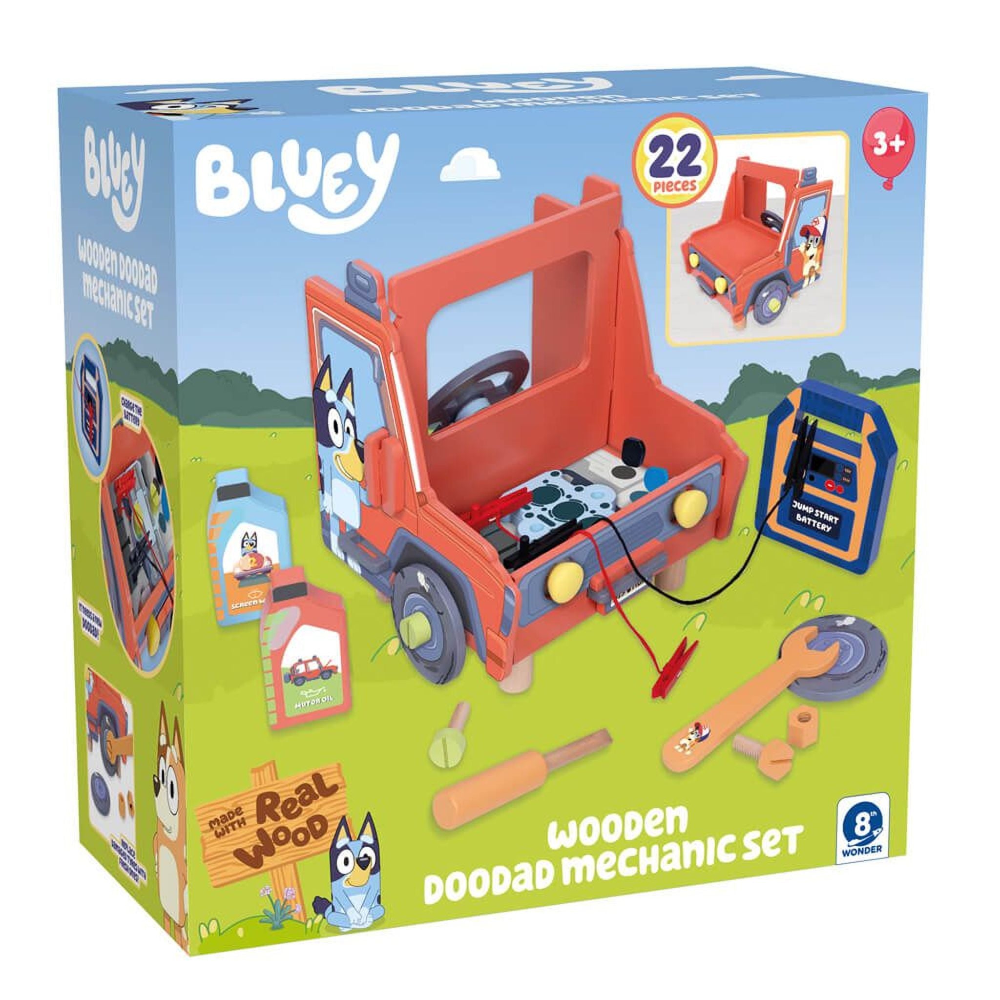 Bluey Wooden Doodad Mechanic Set