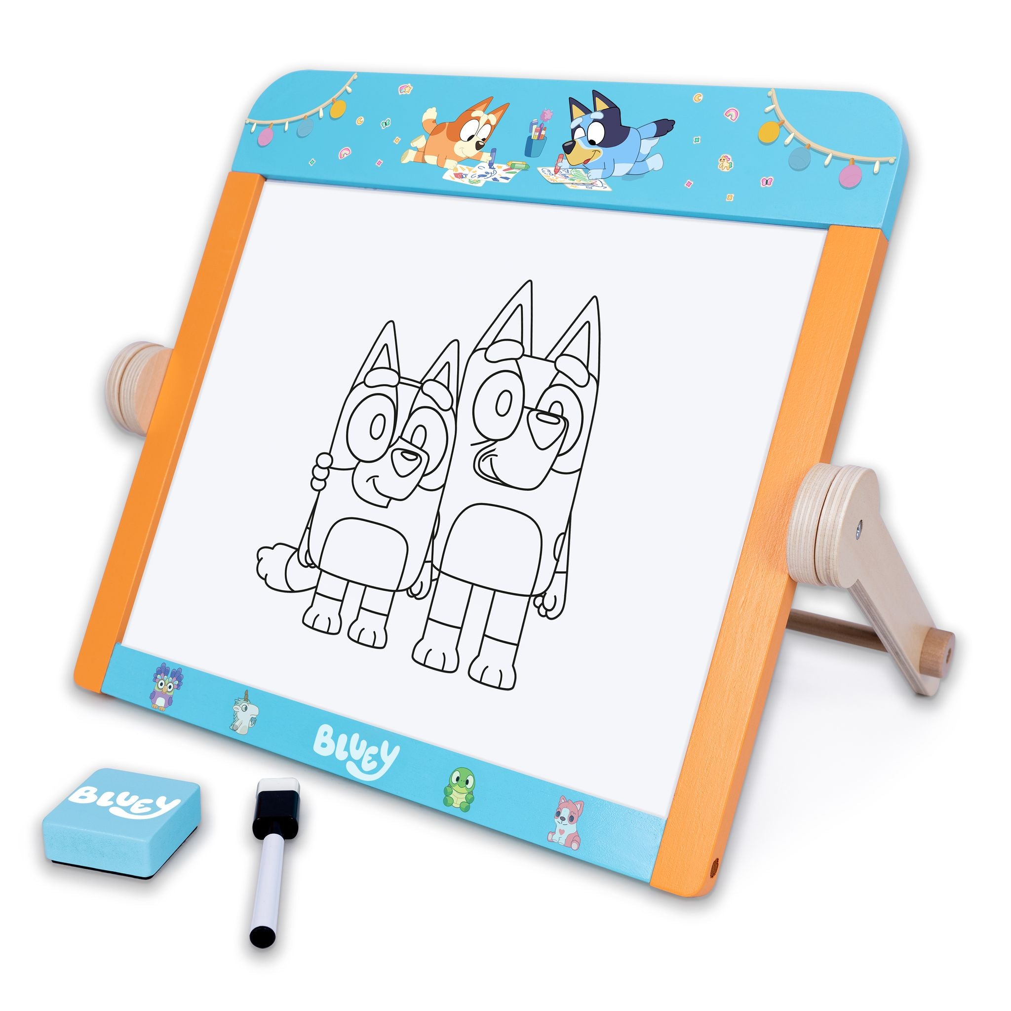 Bluey Wooden Tabletop Easel