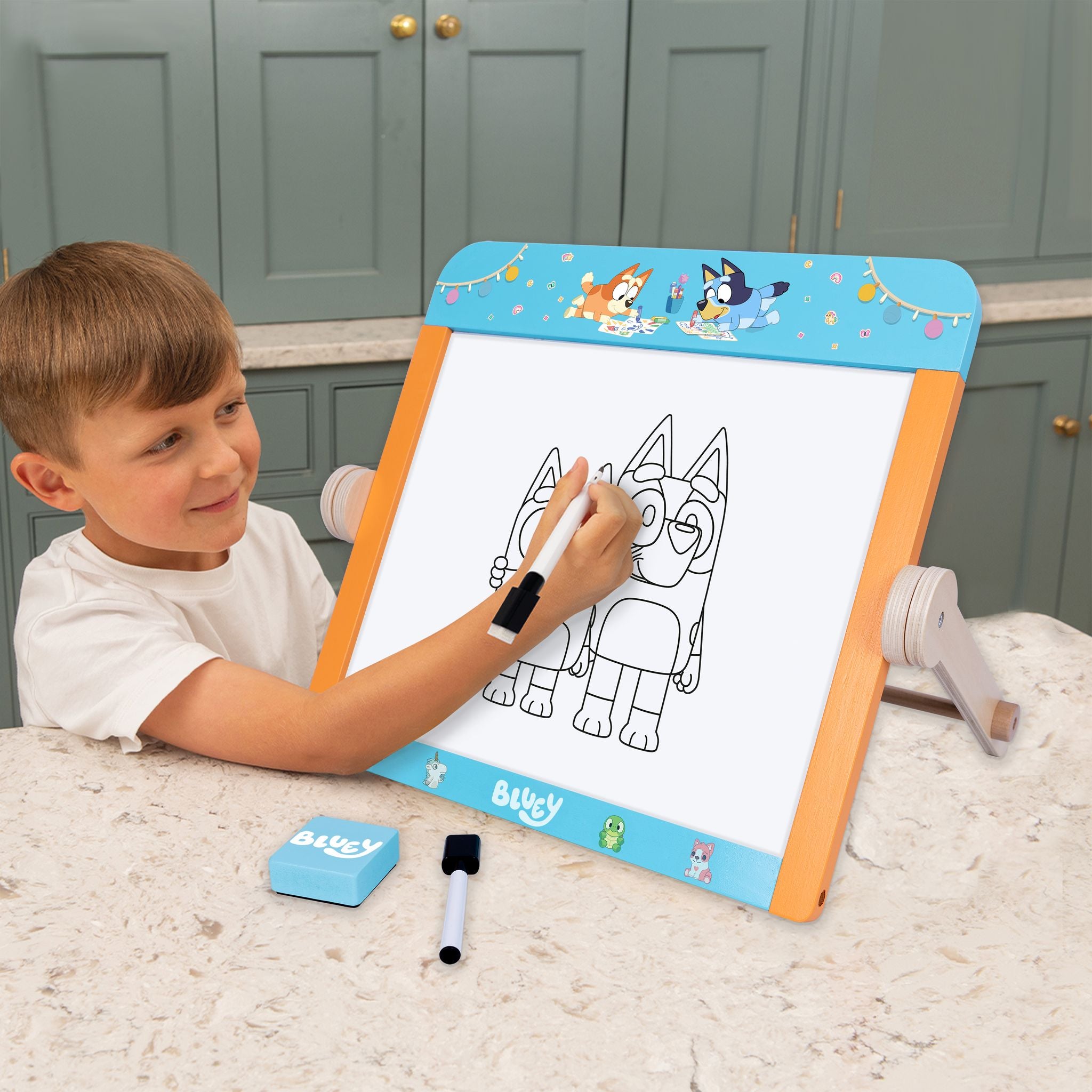 Bluey Wooden Tabletop Easel