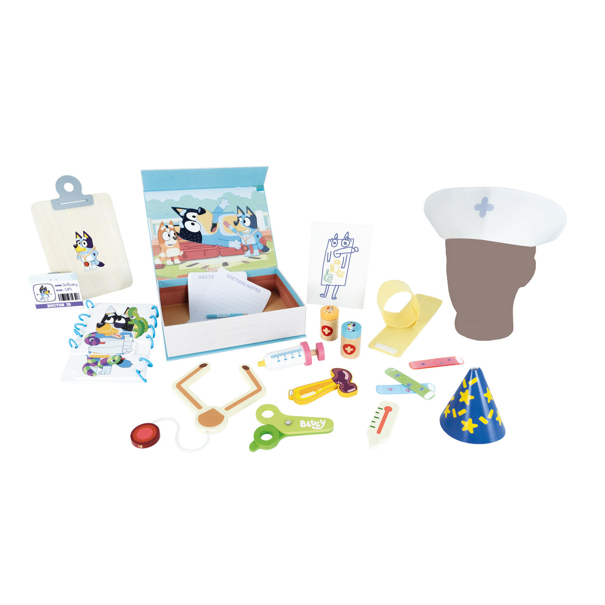 Bluey Hospital Wooden Role Play Accessory Set