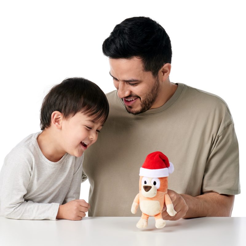 Bluey S9 Festive Plush - Christmas Hat Bingo