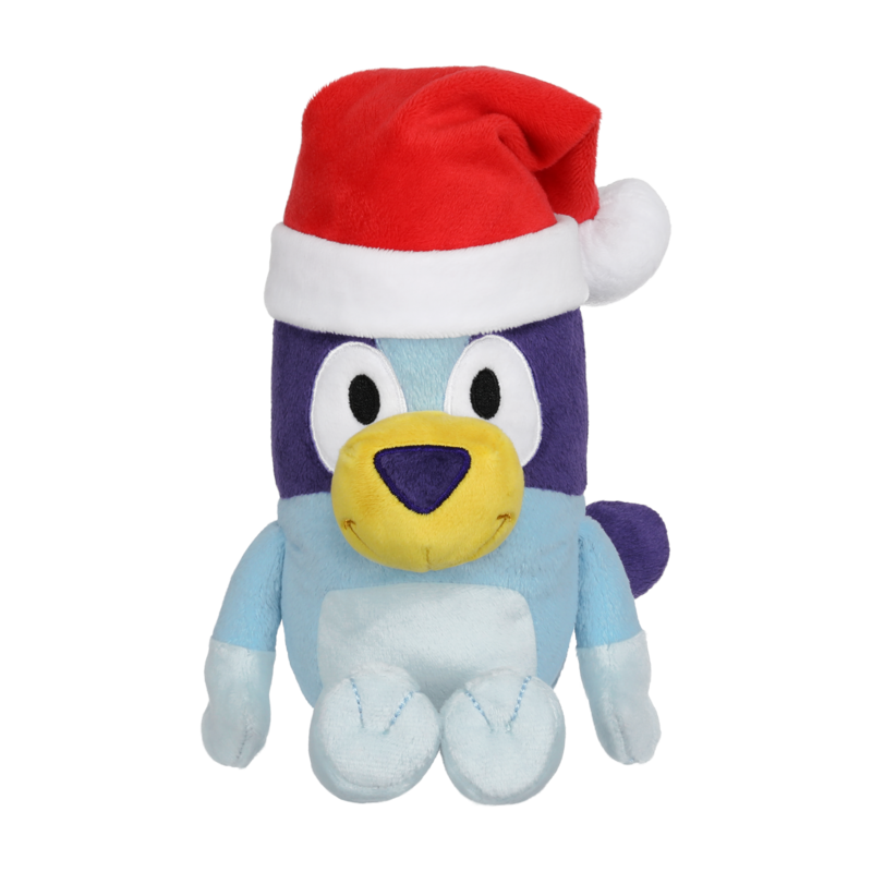 Bluey S9 Festive Plush - Christmas Hat Bluey