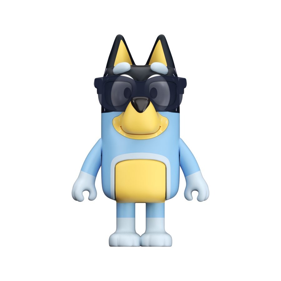 Bluey Series 9 Vehicle And Figure - Bluey Beach Quad With Bandit