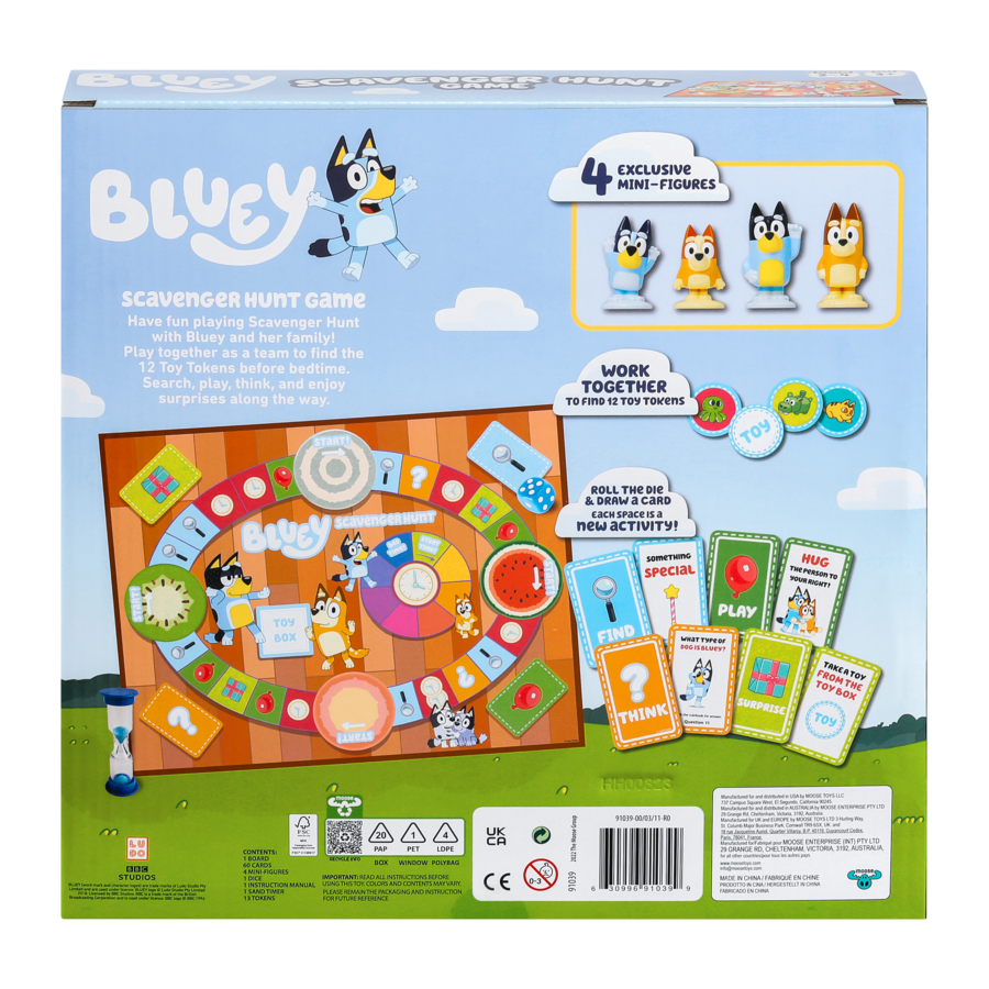 Bluey Scavenger Hunt Game