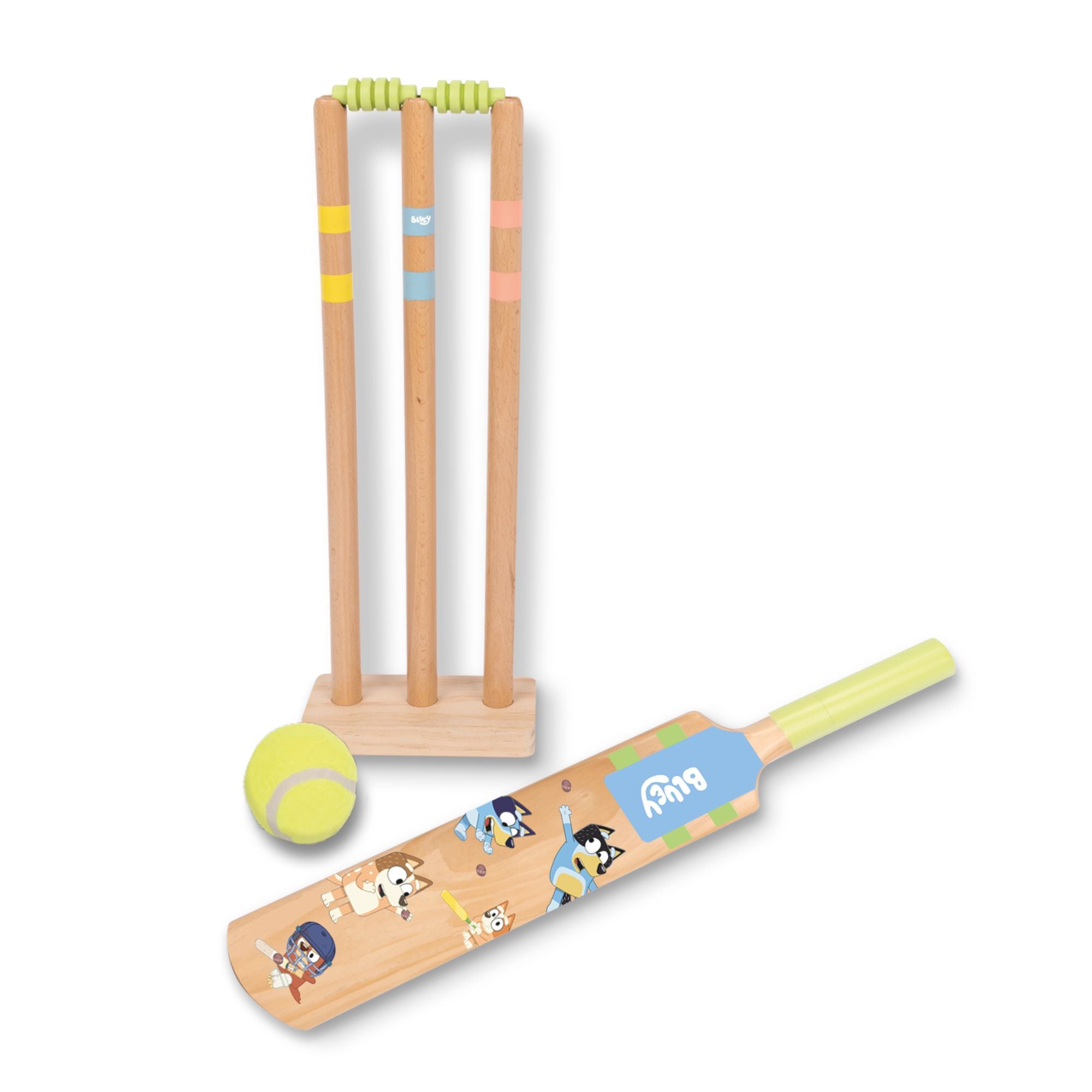Bluey Wooden Cricket Set