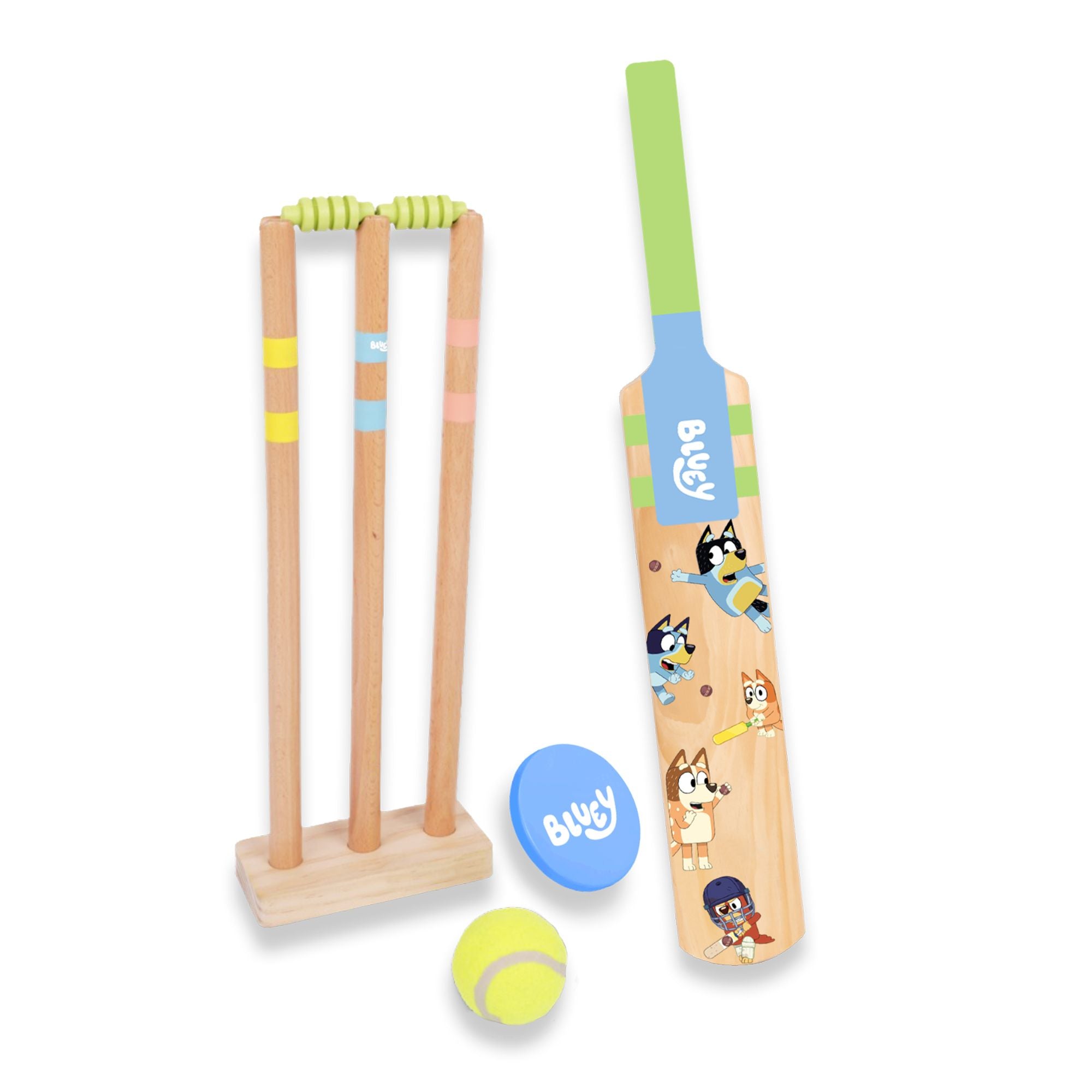 Bluey Wooden Cricket Set