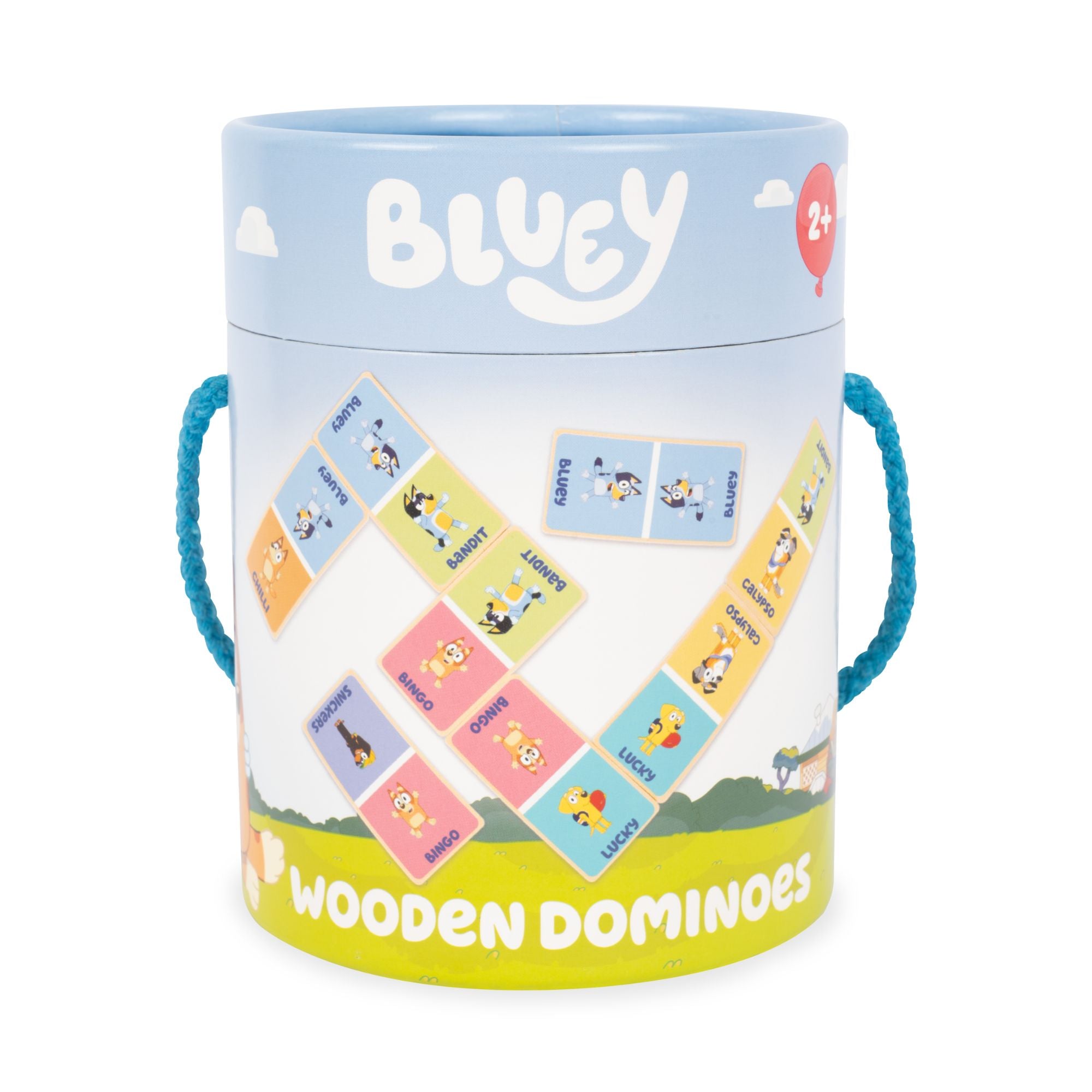 Bluey Wooden Dominoes
