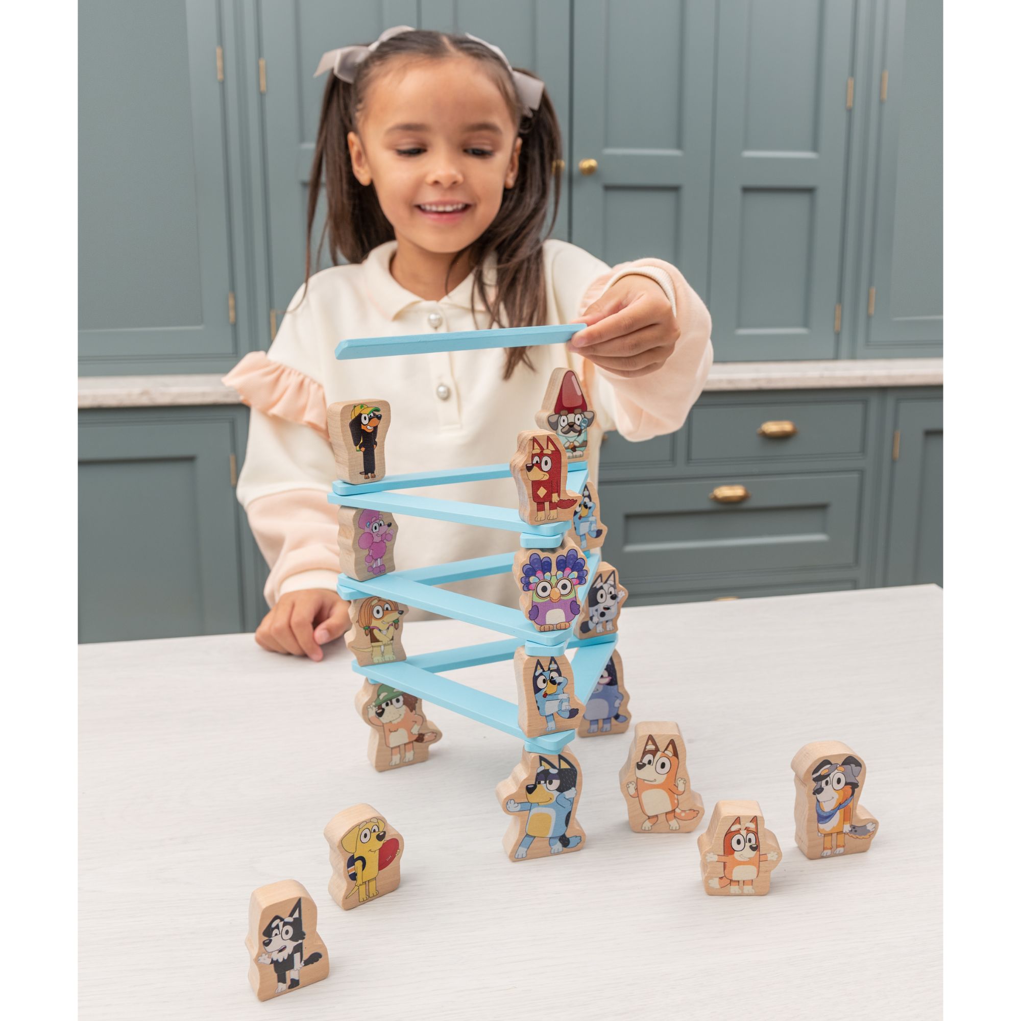 Bluey Wooden Stacking Game - Toyworld Australia