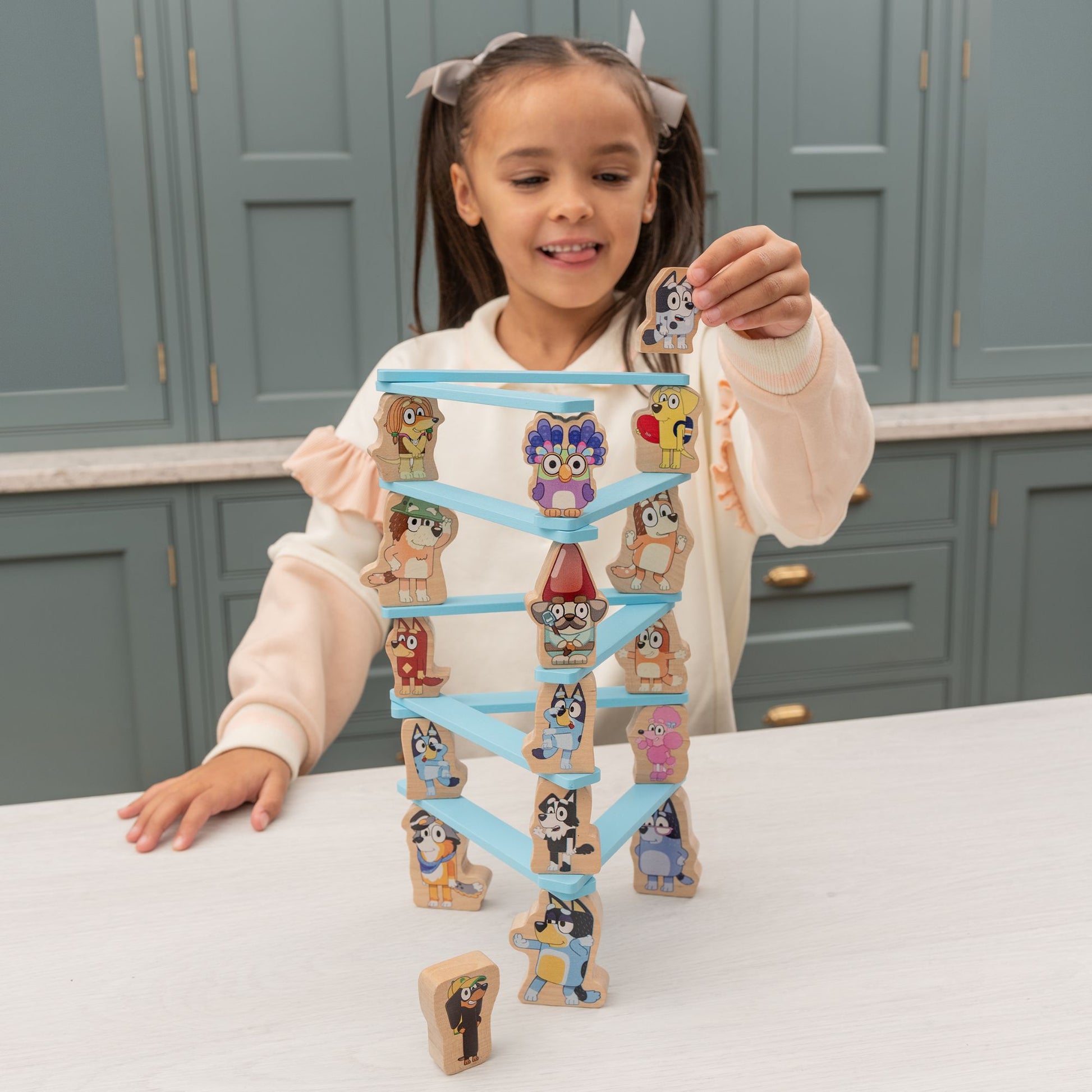 Bluey Wooden Stacking Game - Toyworld Australia