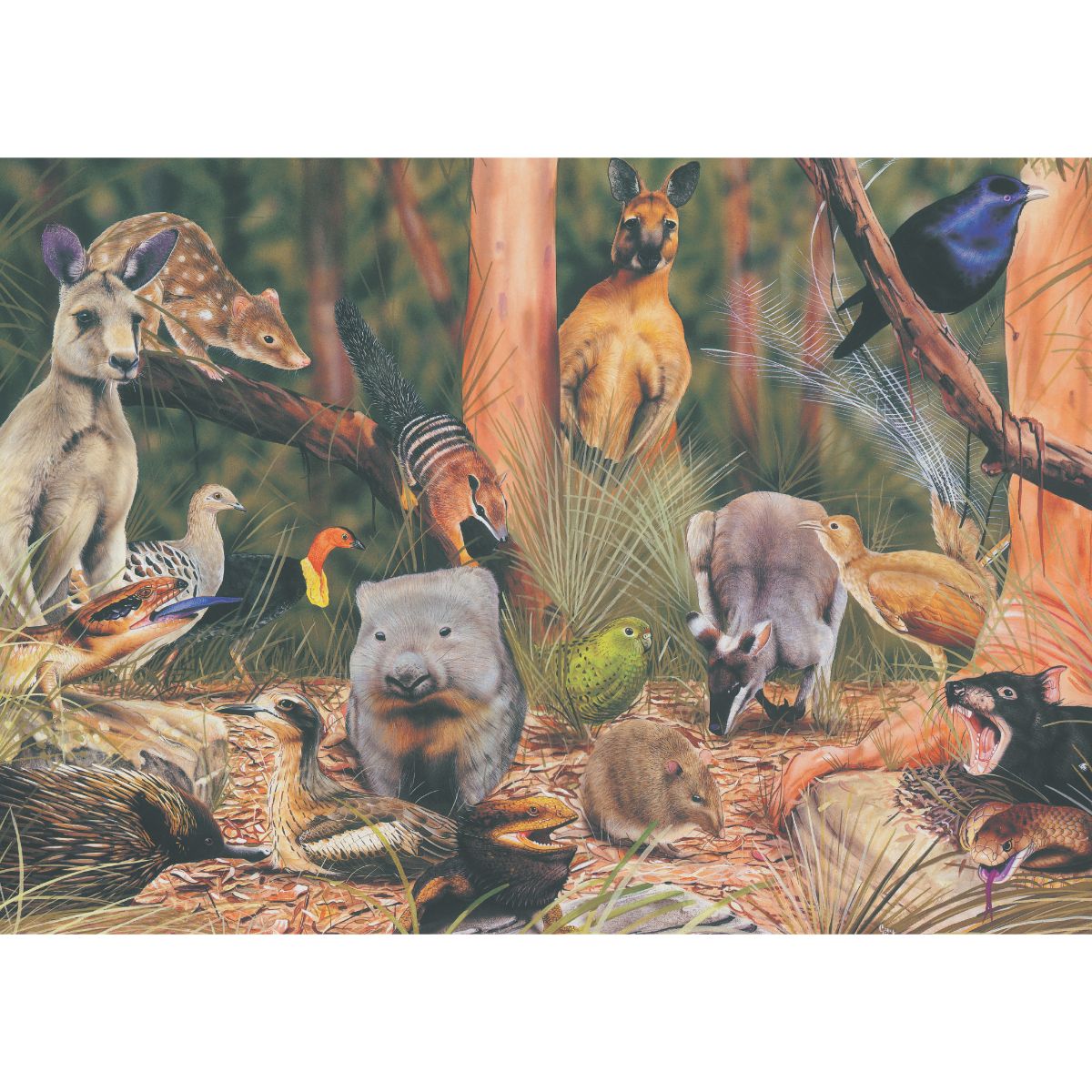 Blue Opal On The Forest Floor 1000 Piece