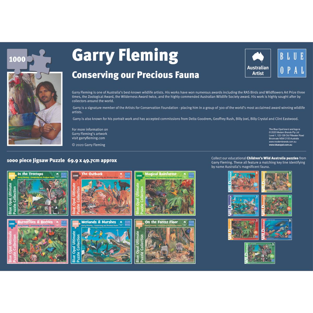 Blue Opal On The Forest Floor 1000 Piece