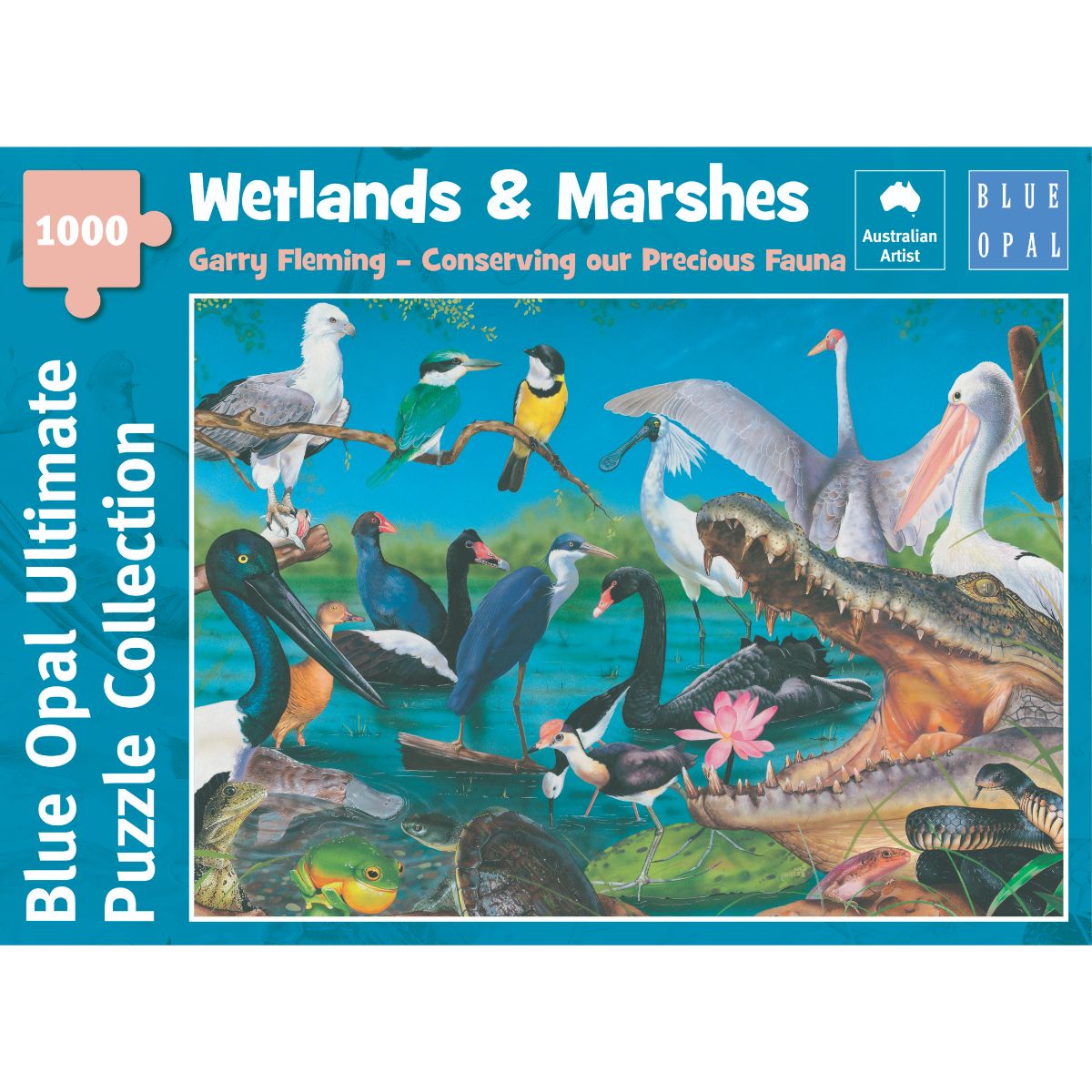 Blue Opal Wetlands & Marshes 1000 Piece - Toyworld Australia