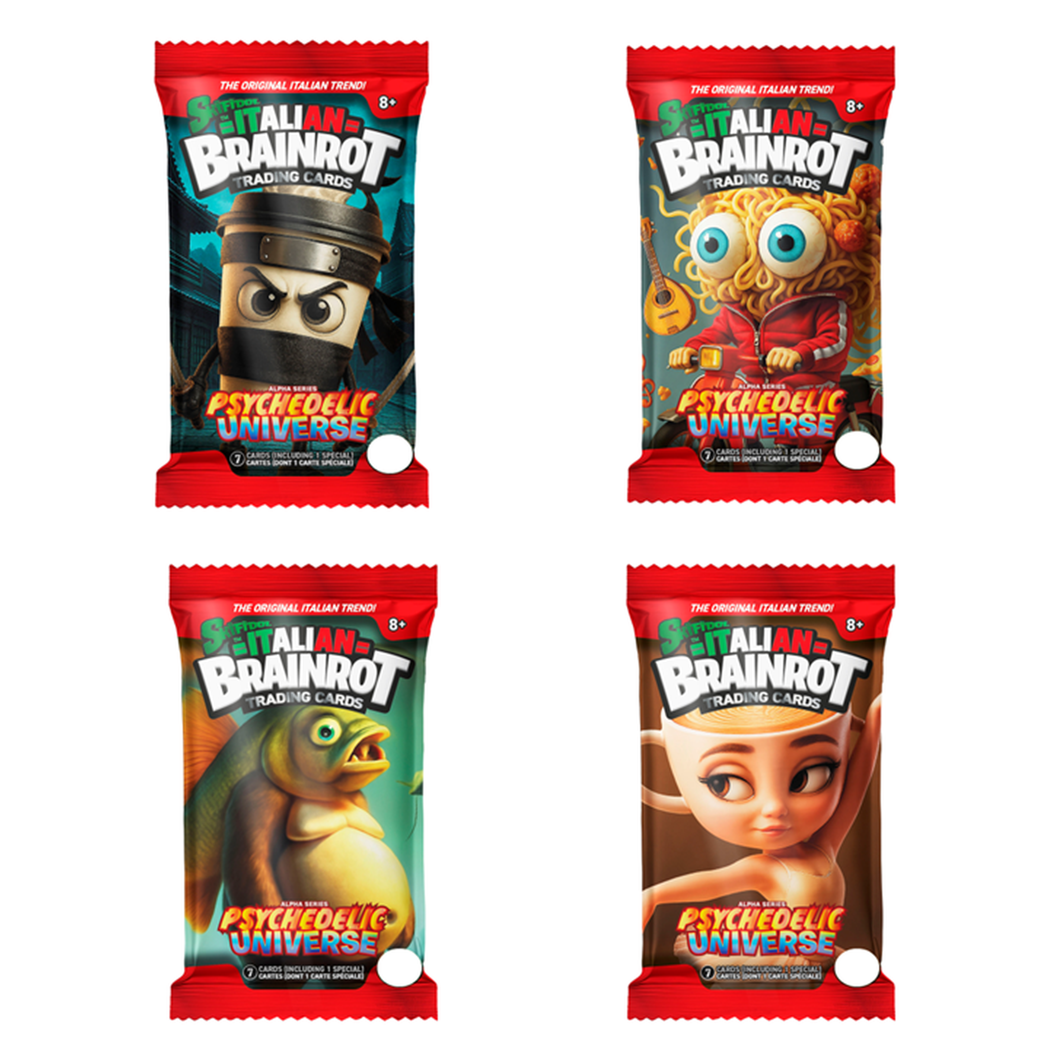 Italian Brainrot TCG Booster Pack Assorted Styles