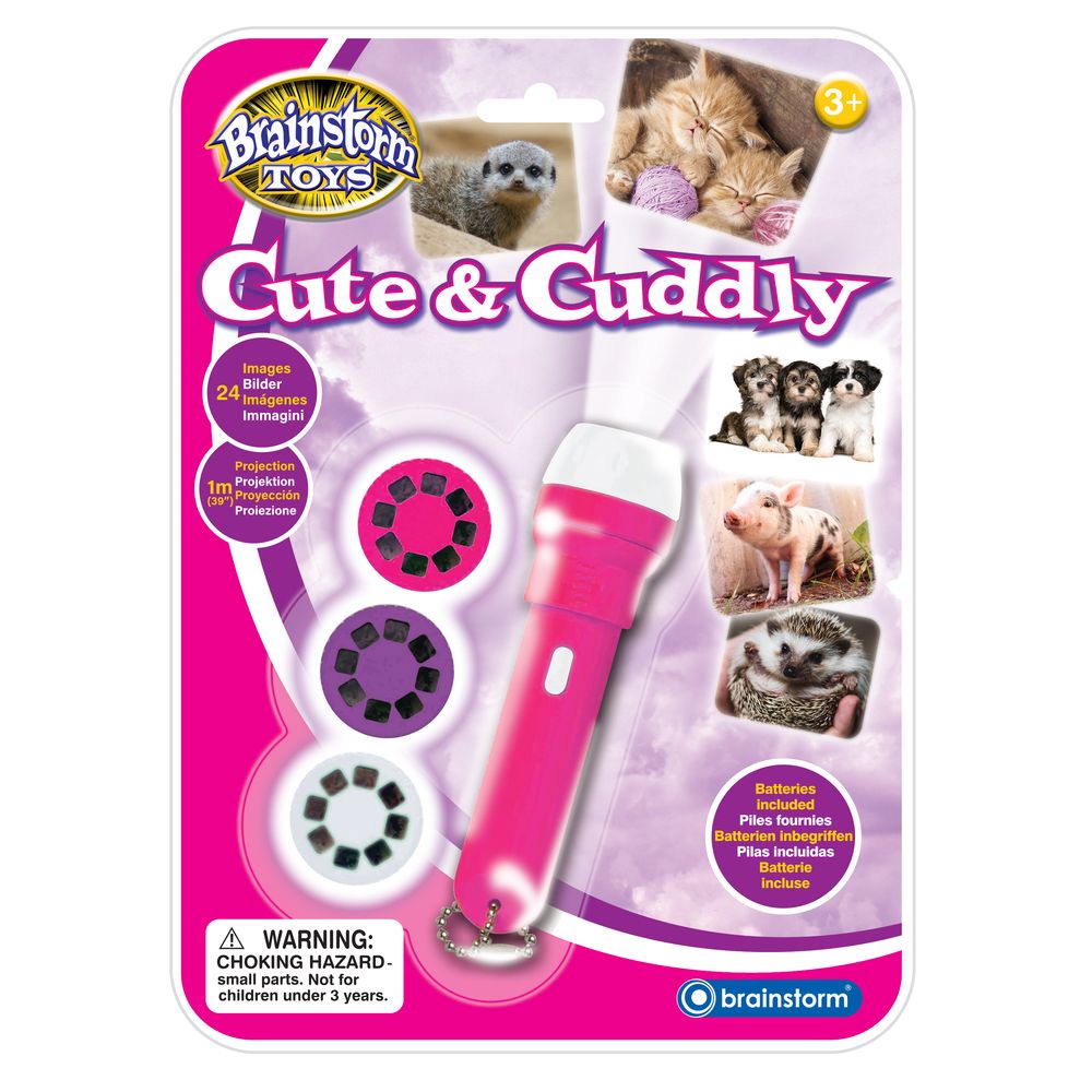 Brainstorm Toys Cute & Cuddly Torch & Projector - Toyworld Australia