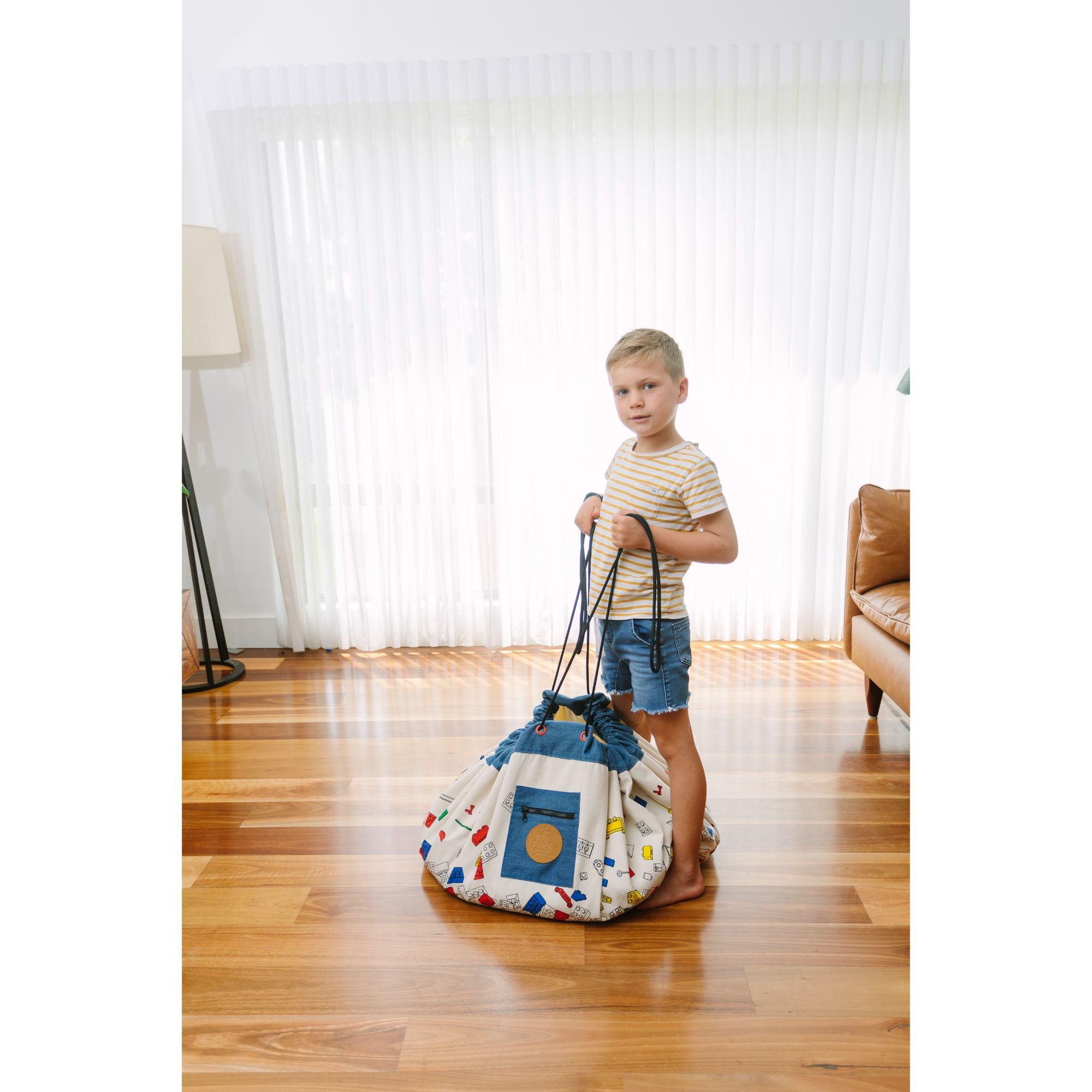 Bricks Galore Play Pouch Toy Storage Bag & Mat