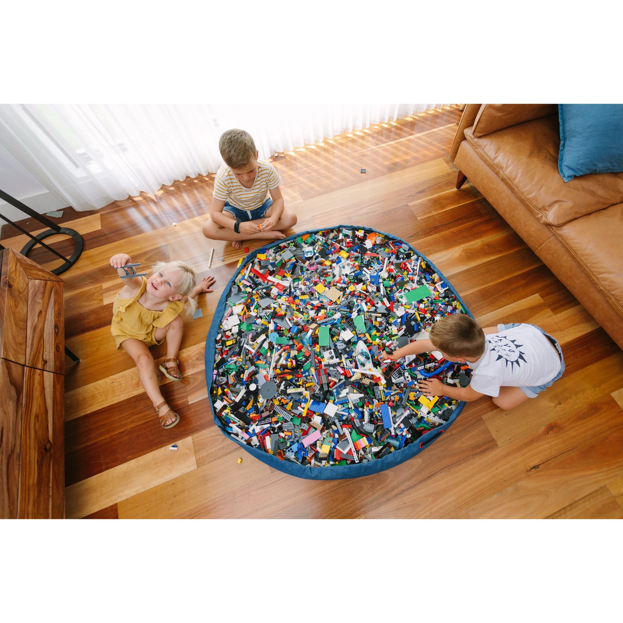 Bricks Galore Play Pouch Toy Storage Bag & Mat