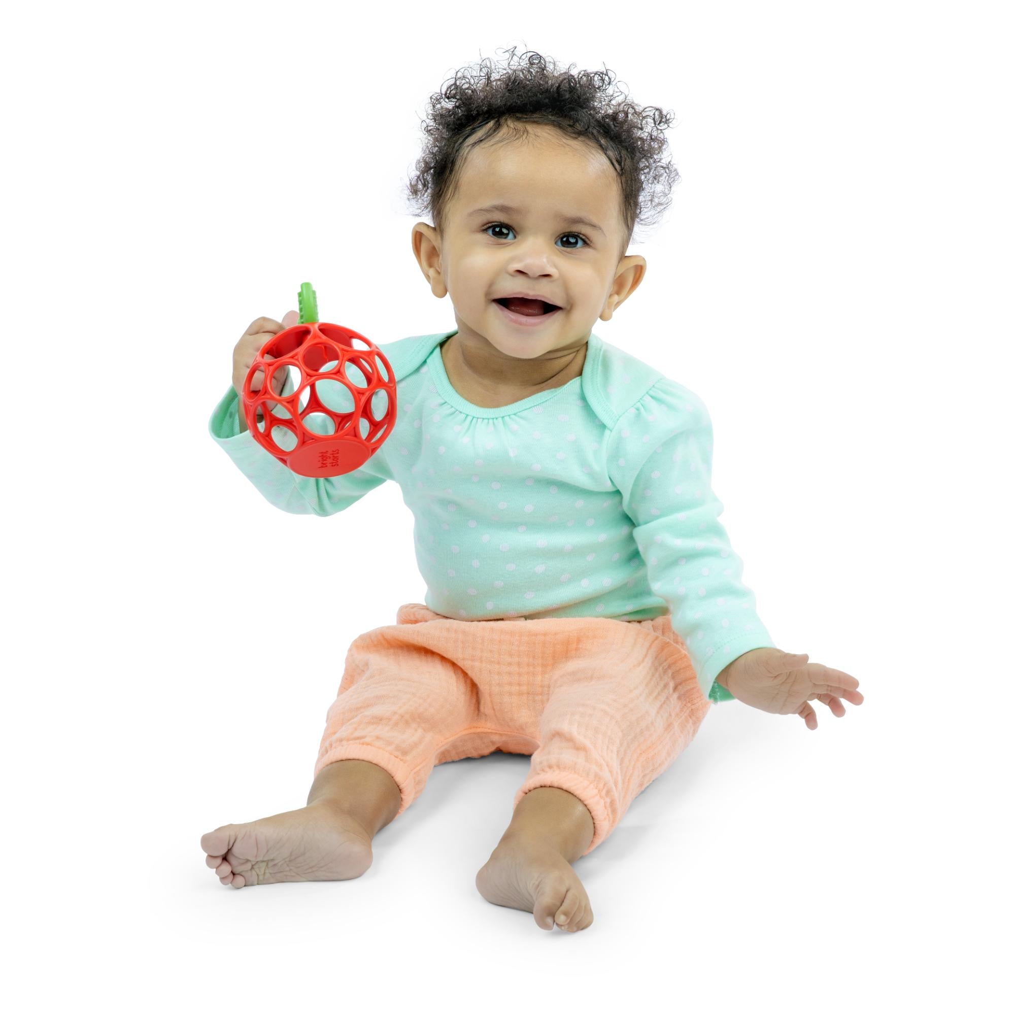 Bright Starts Oball Easy-Grasp Teether - Apple