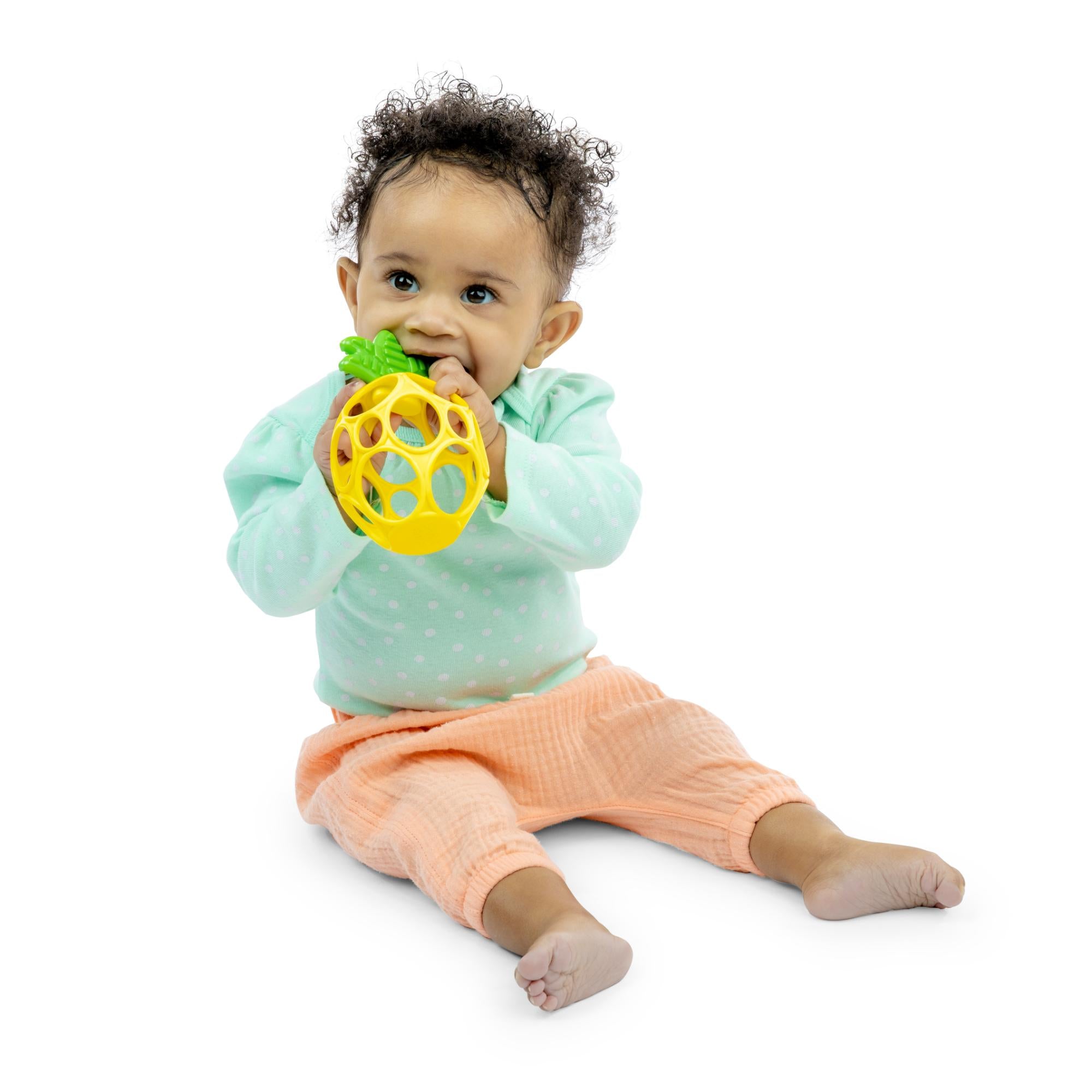 Bright Starts Oball Easy-Grasp Teether - Pineapple