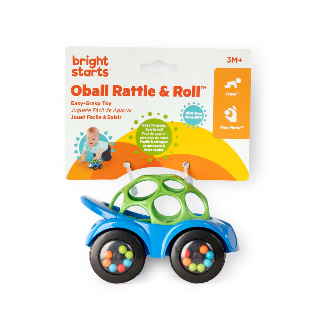 BRIGHT STARTS OBALL RATTLE & ROLL ASSORTED STYLES