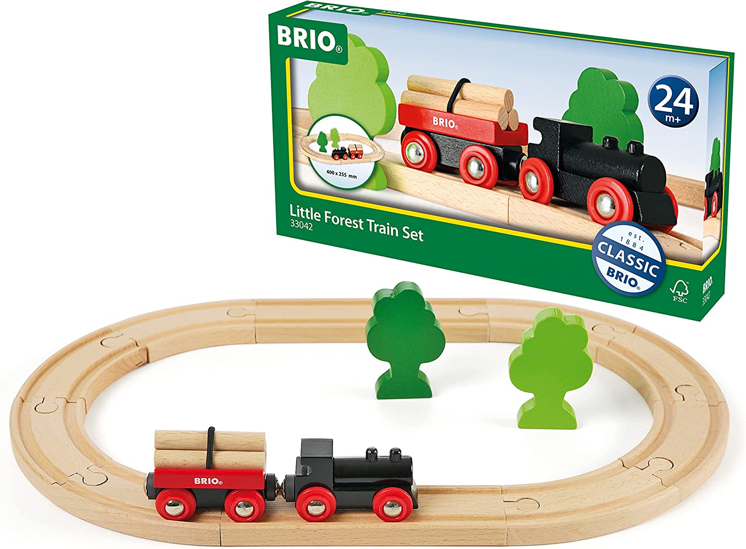 Brio Classic Little Forest Train Set 18 Pieces