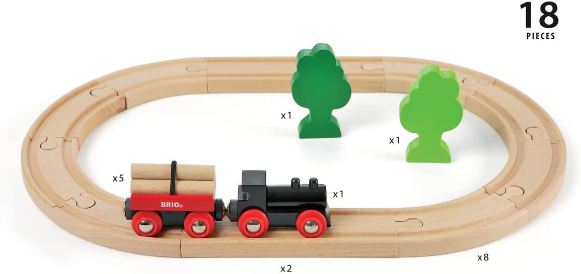 Brio Classic Little Forest Train Set 18 Pieces