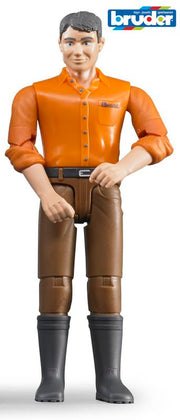 Bruder Man In Brown Jeans - Toyworld Aus