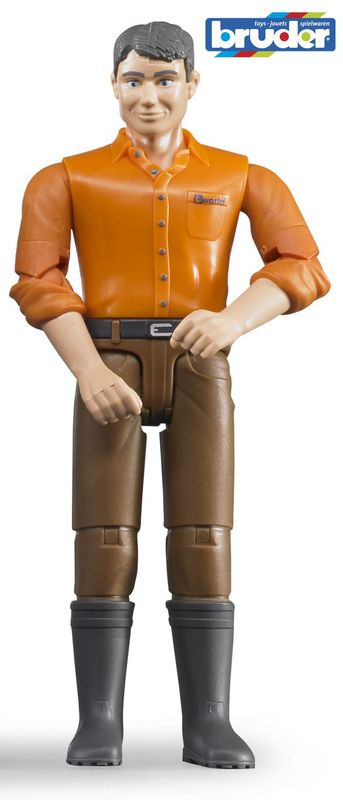 Bruder Man In Brown Jeans - Toyworld Aus