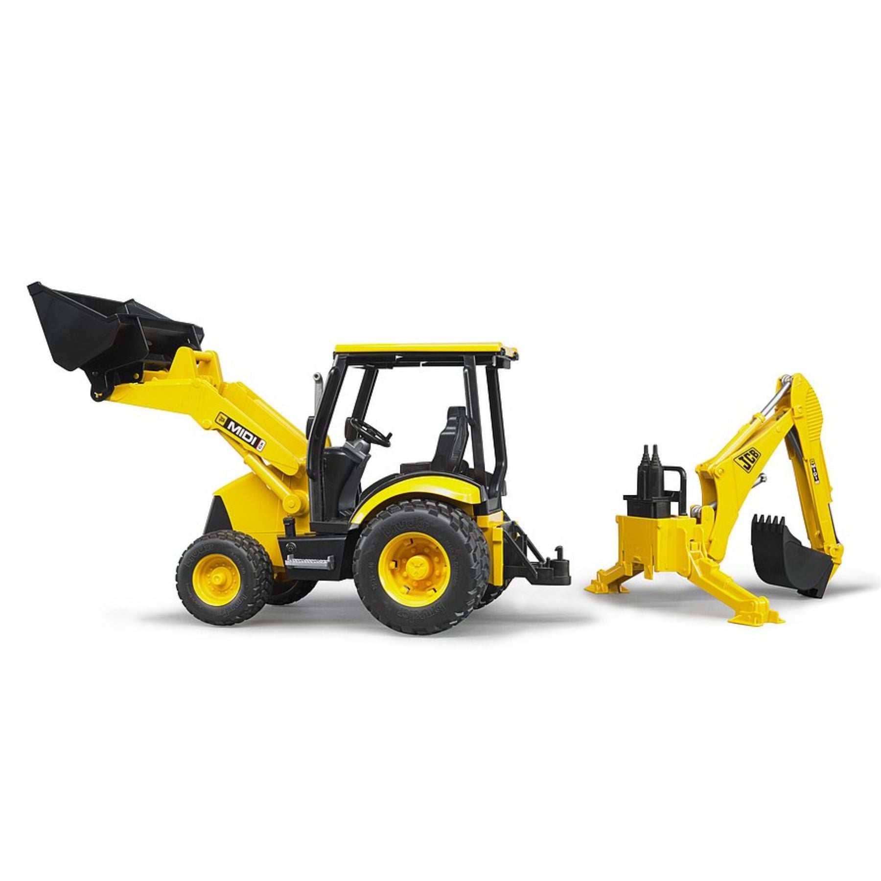 Bruder Jcb Midi Backhoe Loader - Toyworld Aus