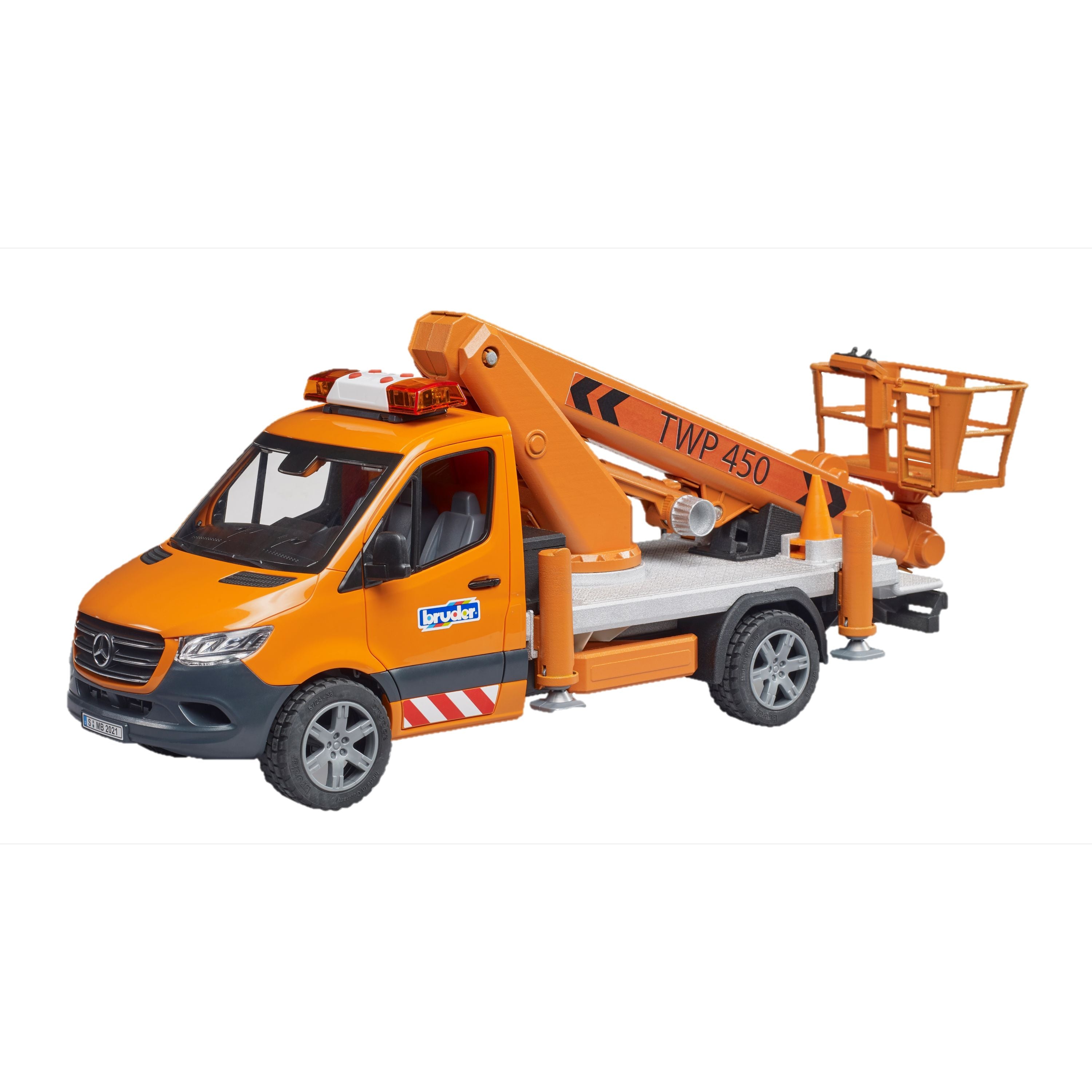 Bruder 1:16 Mercedes Sprinter With Working Platform, Light & Sound