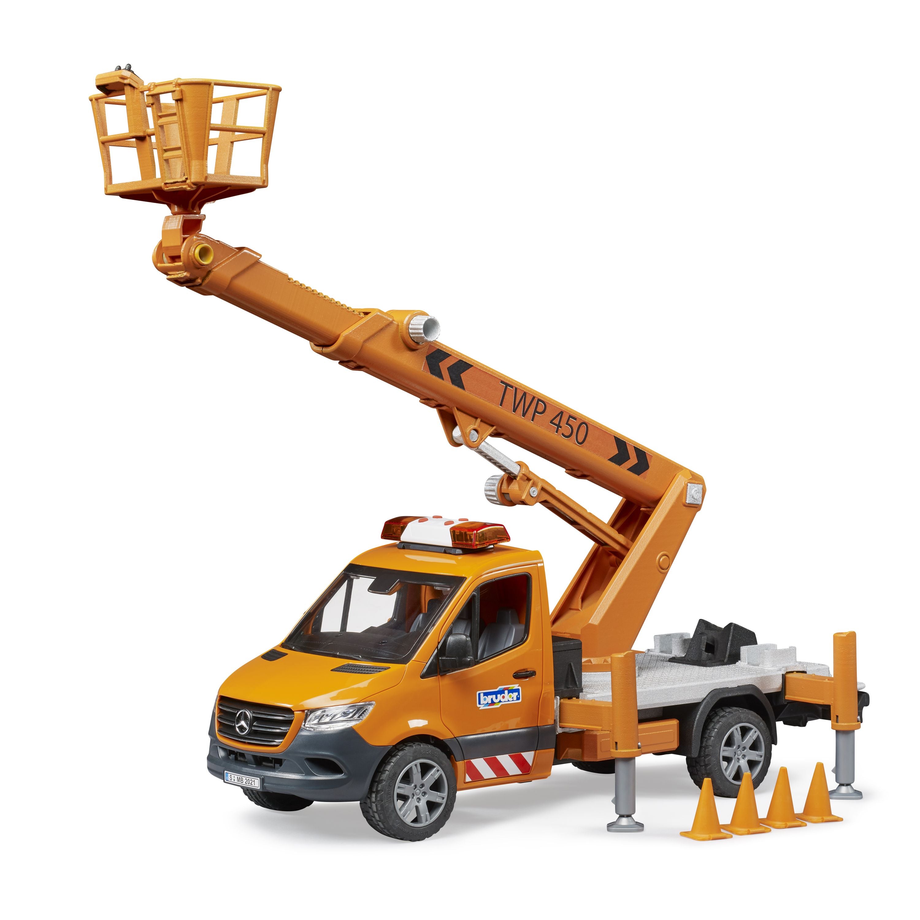 Bruder 1:16 Mercedes Sprinter With Working Platform, Light & Sound