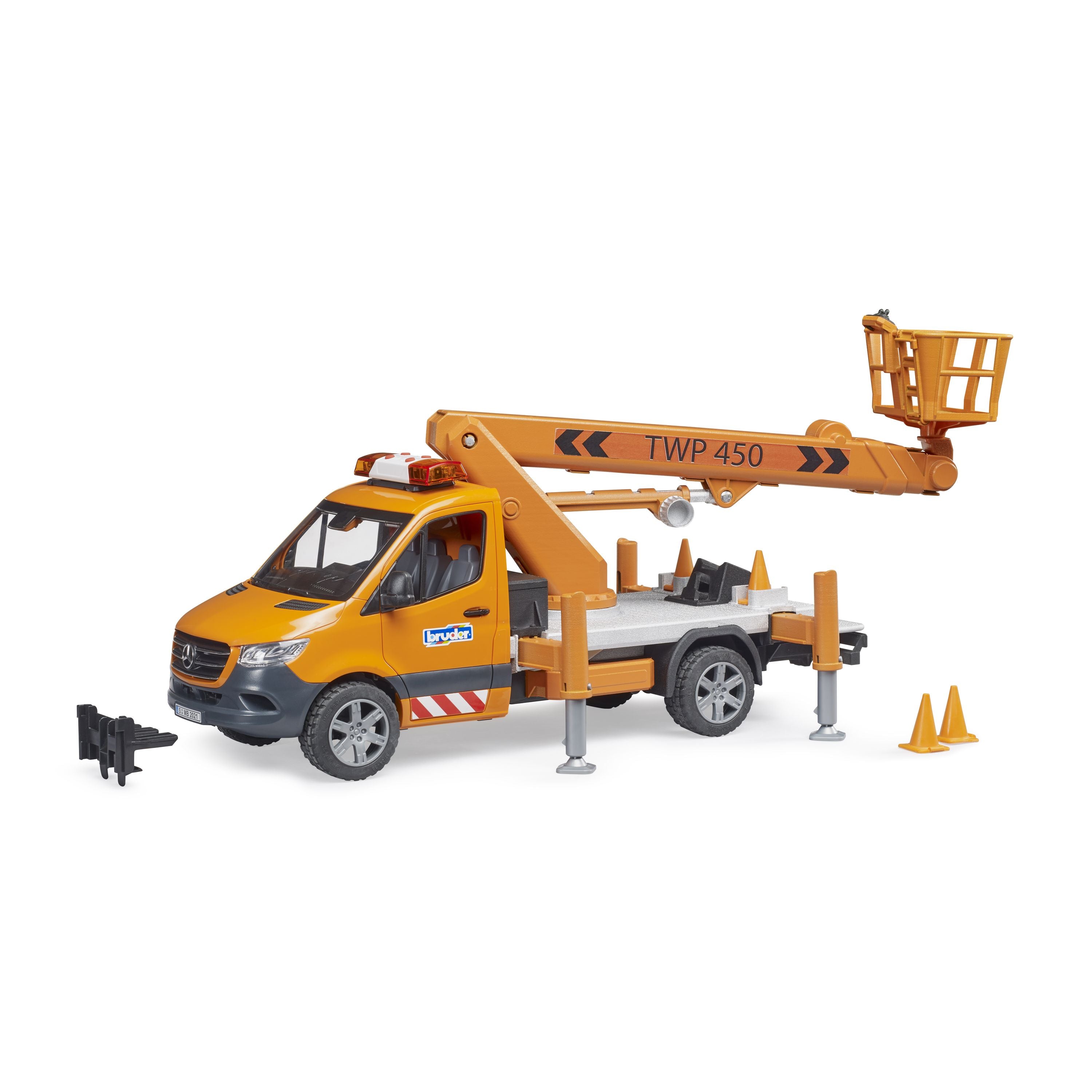 Bruder 1:16 Mercedes Sprinter With Working Platform, Light & Sound