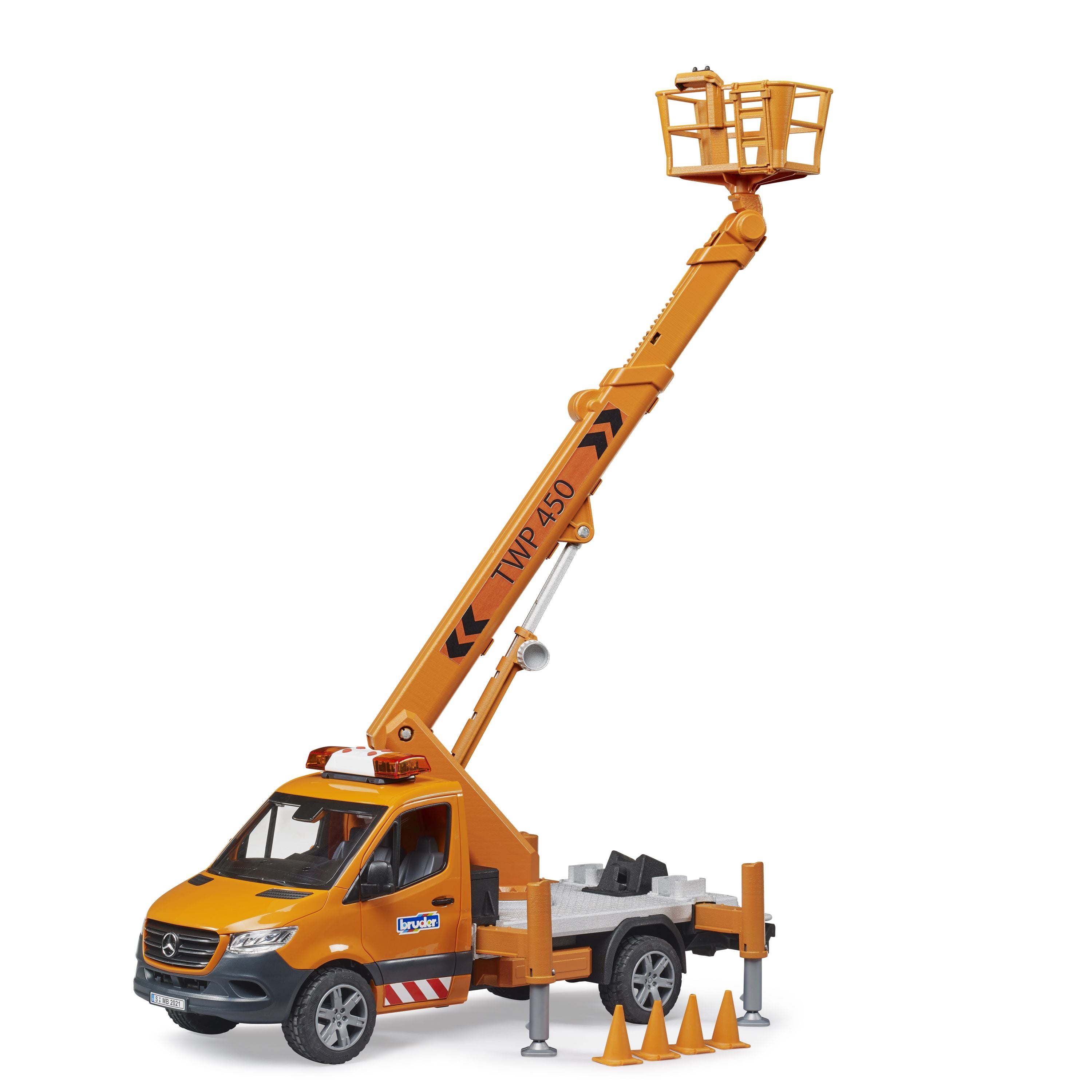 Bruder 1:16 Mercedes Sprinter With Working Platform, Light & Sound