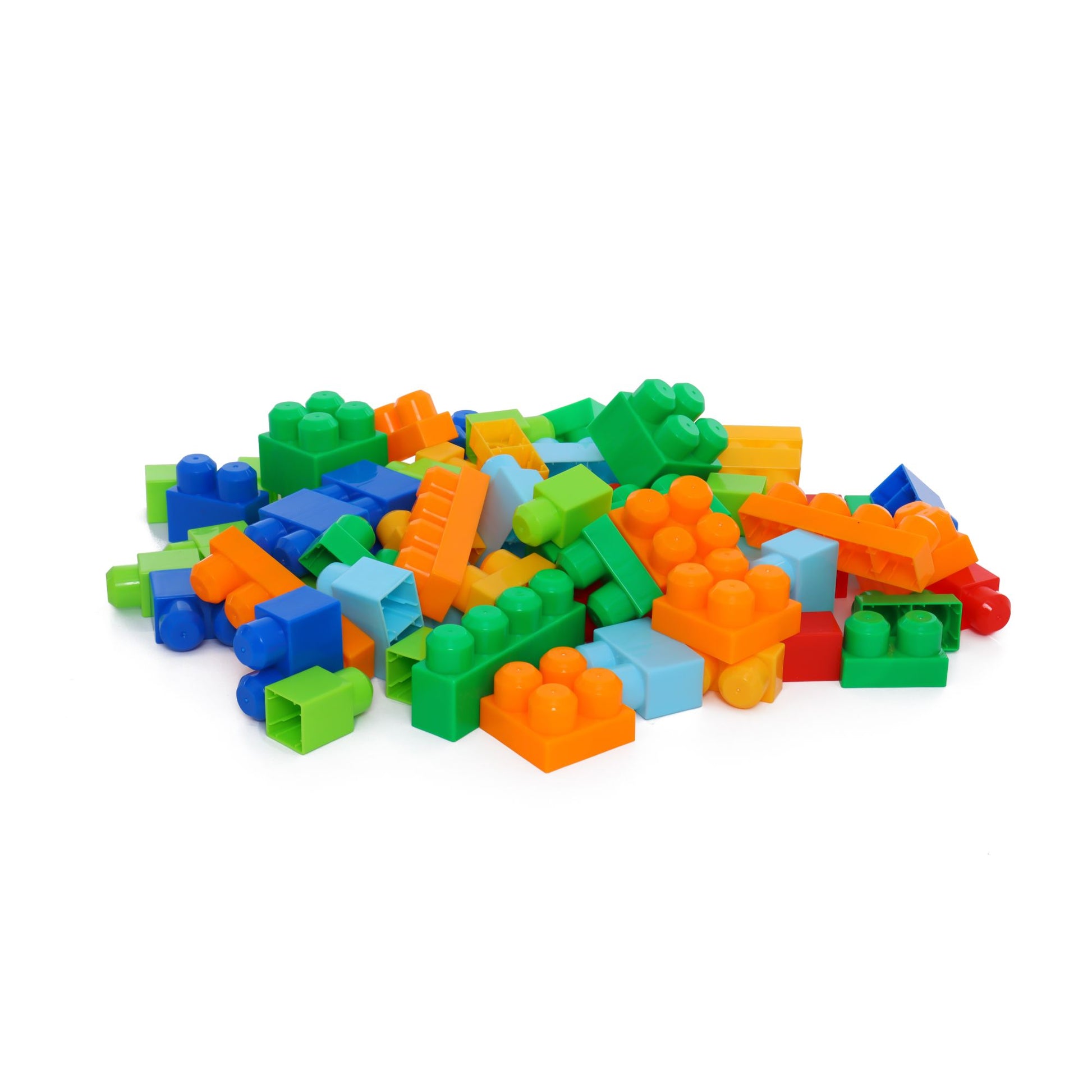 Build Me Up Maxi 80 Piece Colour Blocks In A Bag – Toyworld Australia