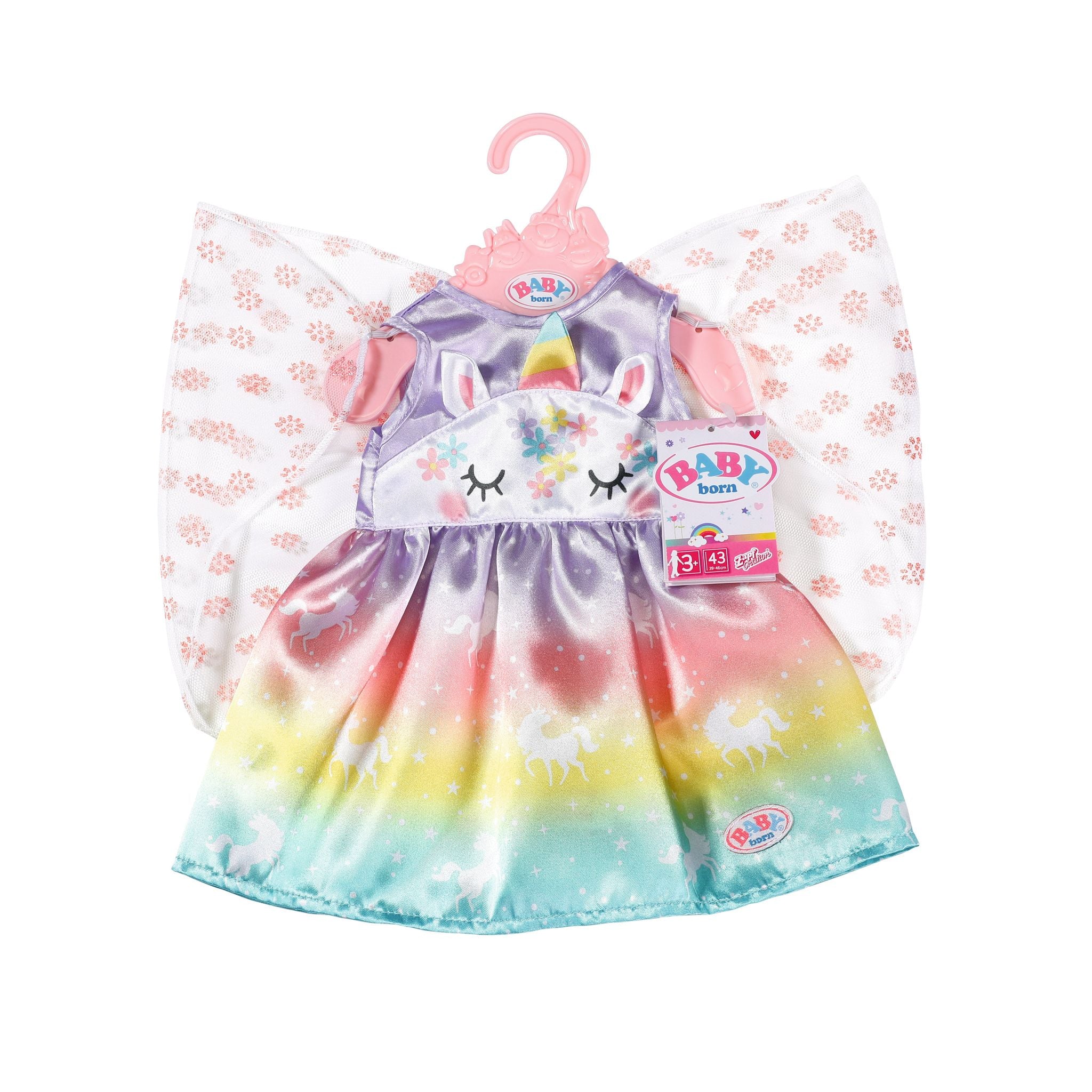 BABY Born Unicorn Fairy Outfit 43cm