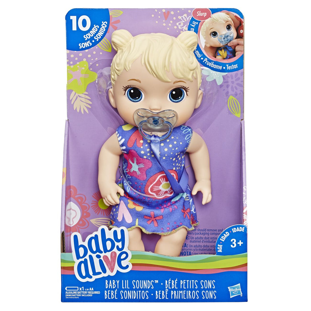 BABY ALIVE BABY LIL SOUNDS BLONDE