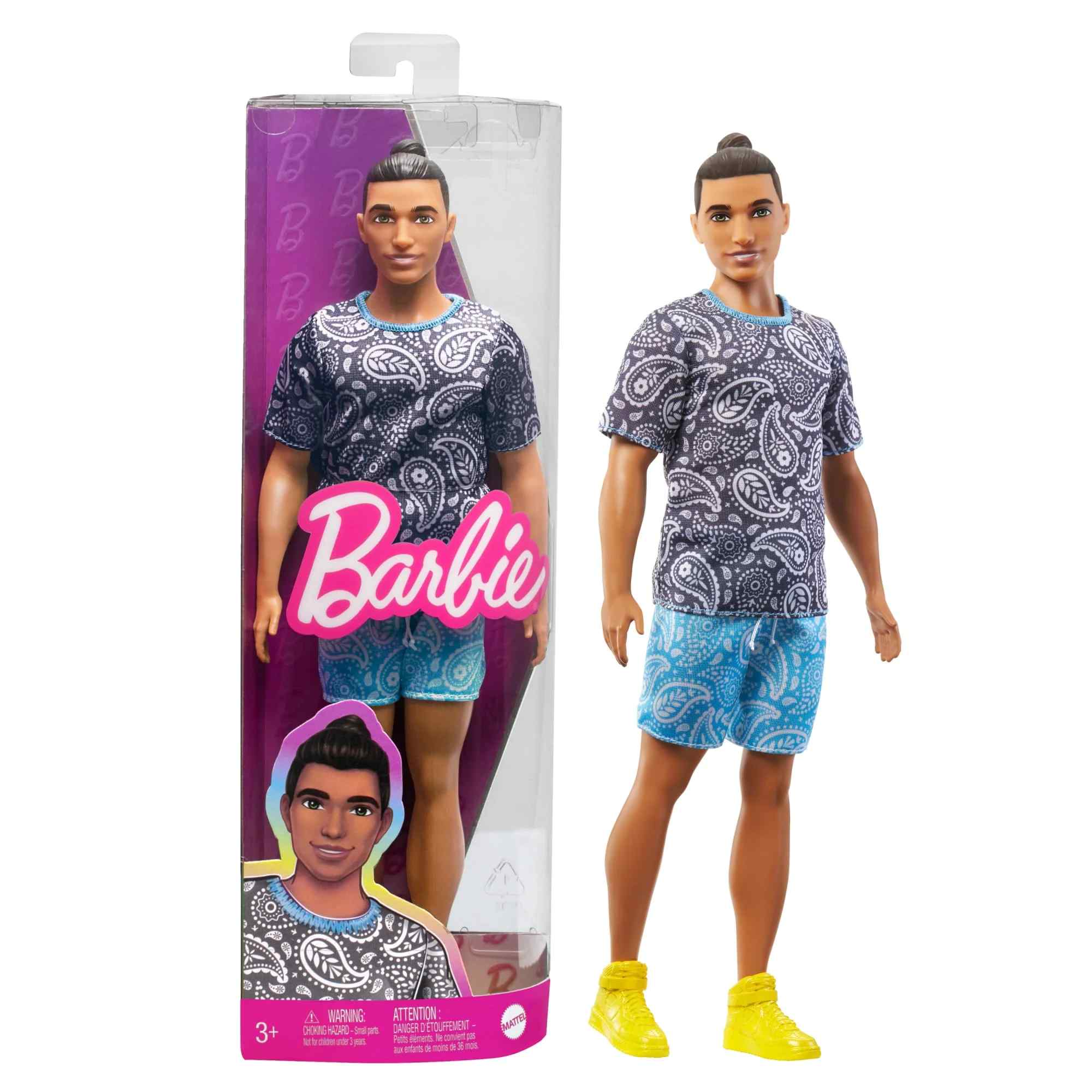 Barbie Fashionistas Ken Doll With Paisley Outfit