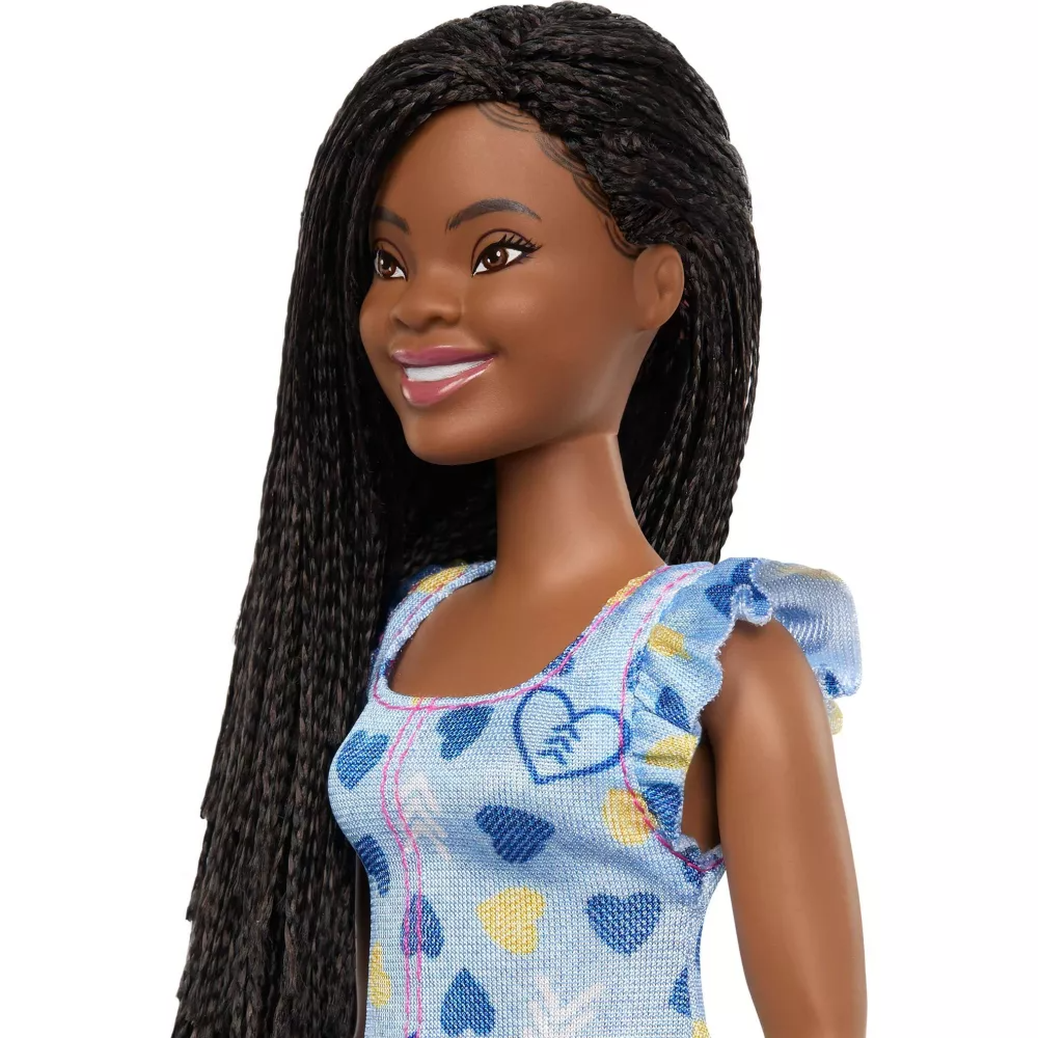 Barbie Fashionista 65th Anniversary Doll - Down Syndrome With Blue Heart Dress