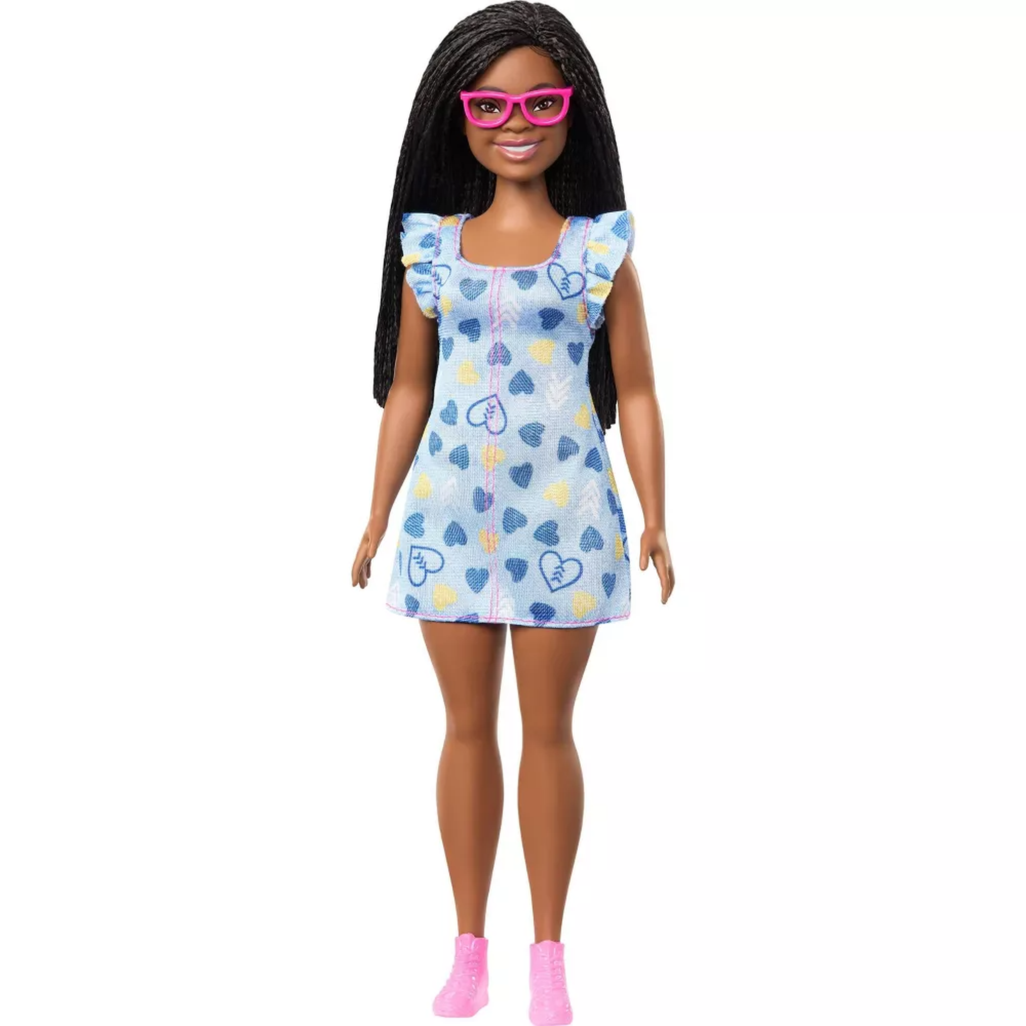 Barbie Fashionista 65th Anniversary Doll - Down Syndrome With Blue Heart Dress