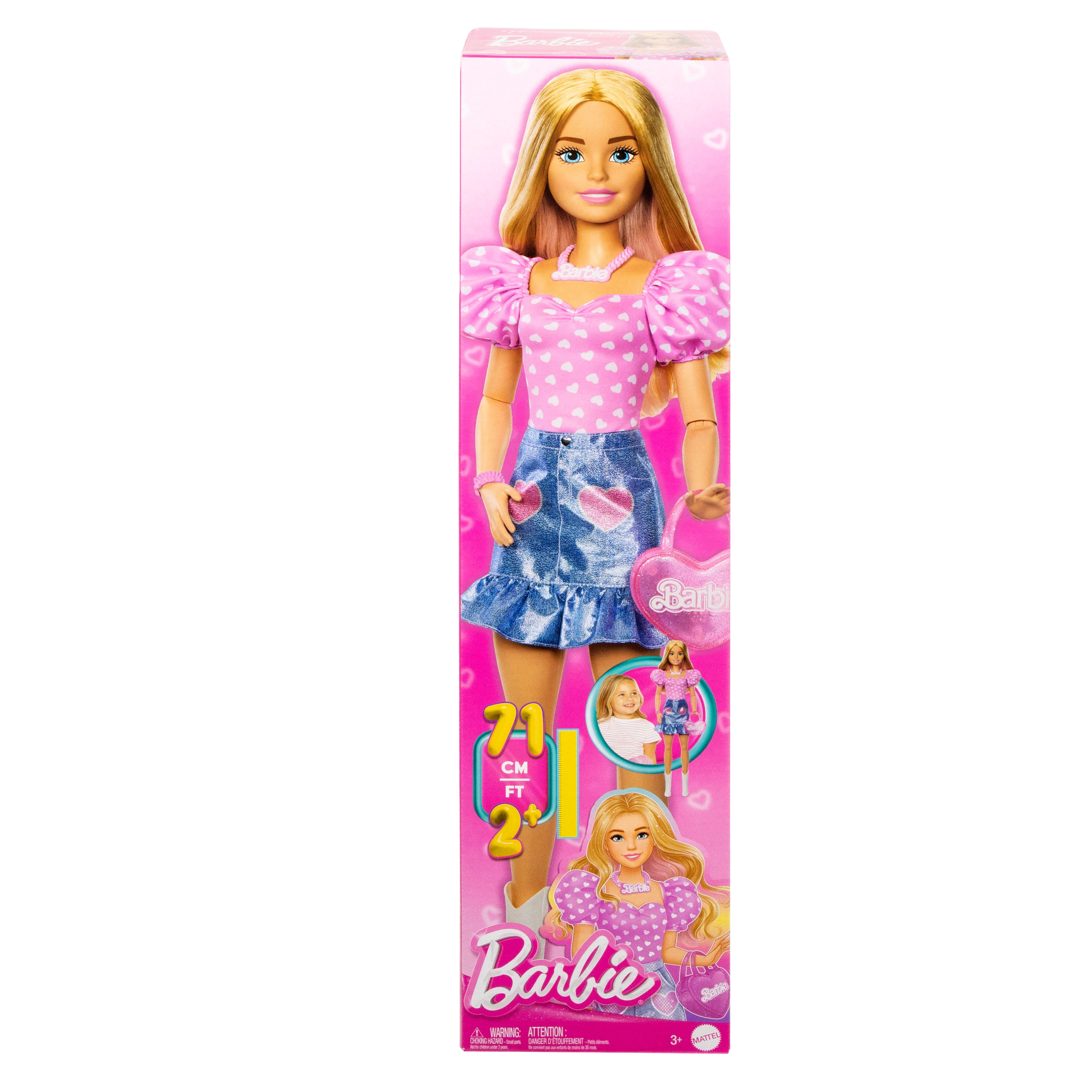 Barbie 28 Inch Doll - Hearts