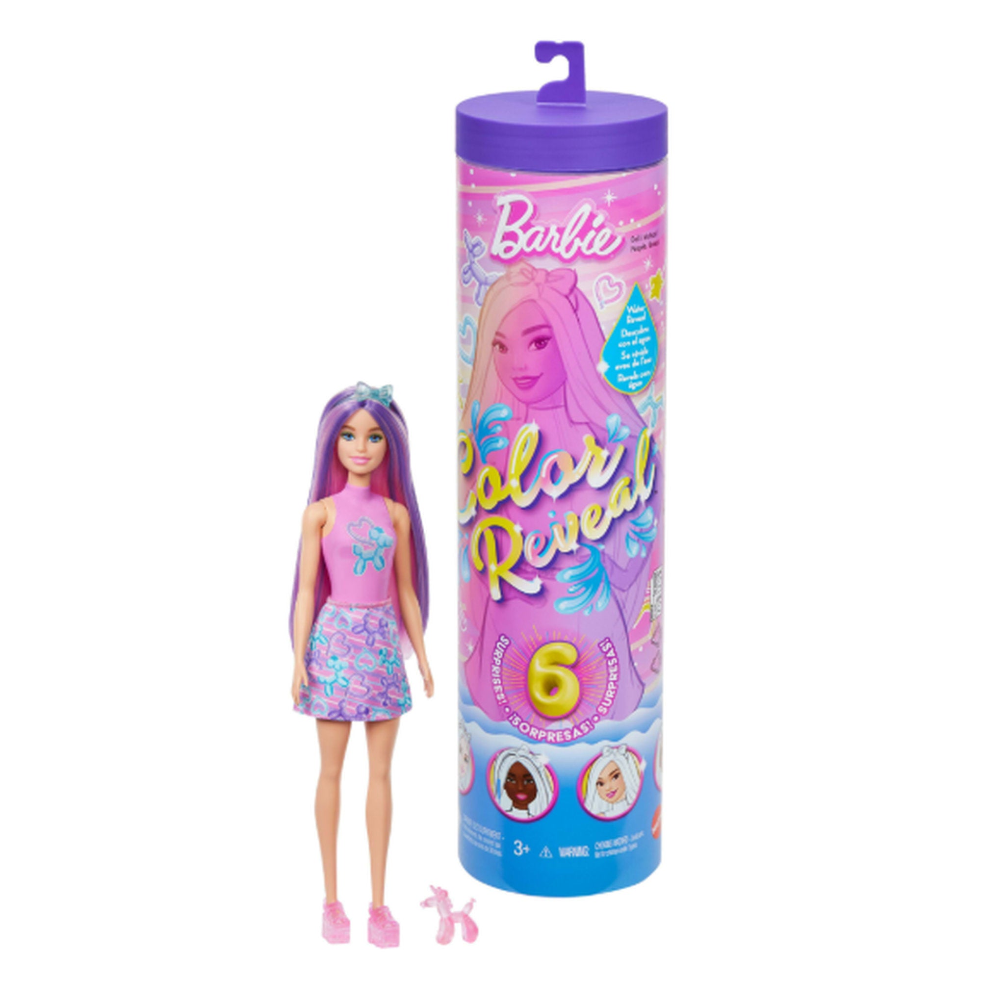 Barbie Color Reveal Balloon Animals Series Doll - Assorted Styles