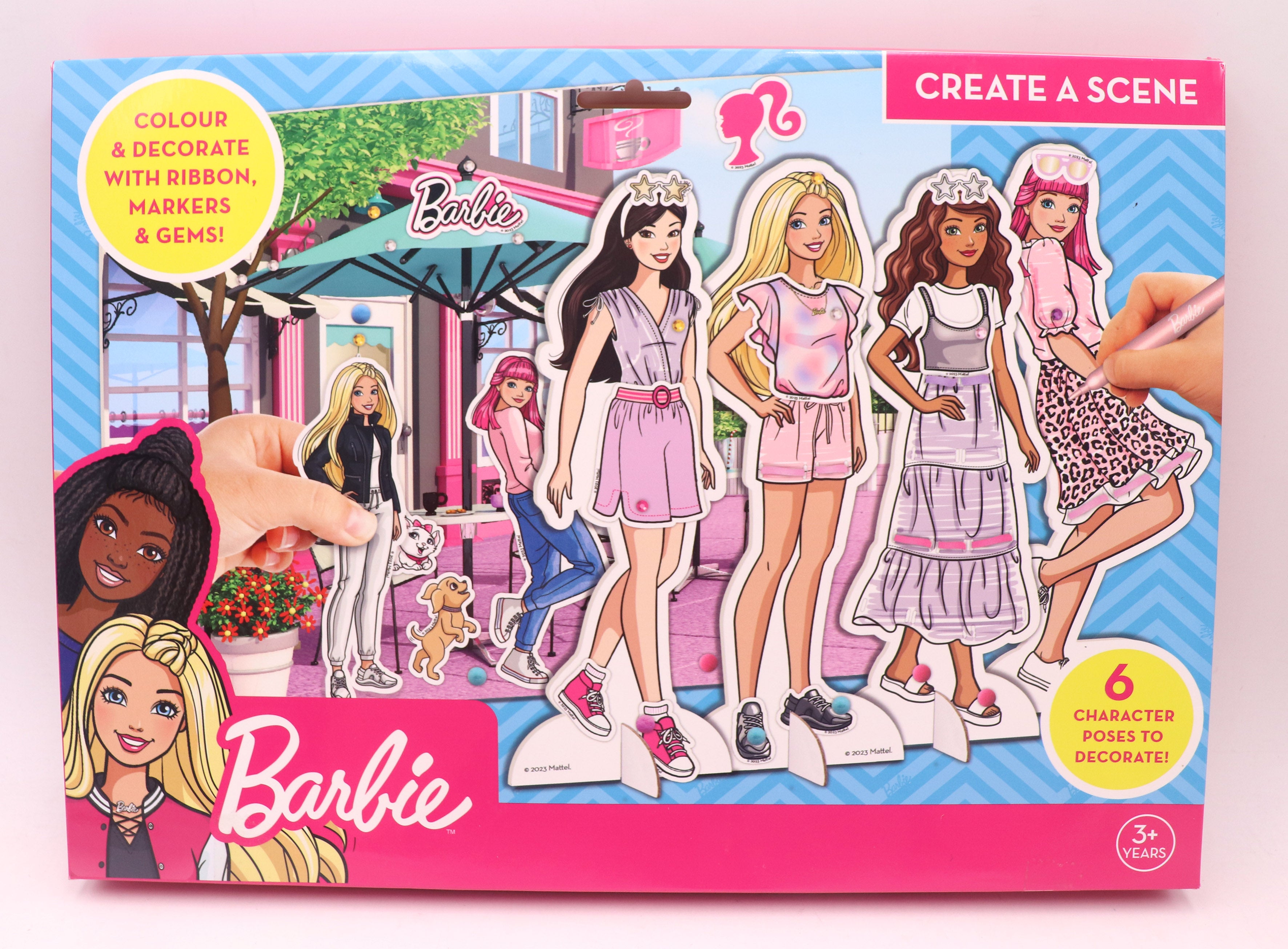 Barbie Create A Scene Colouring Pack