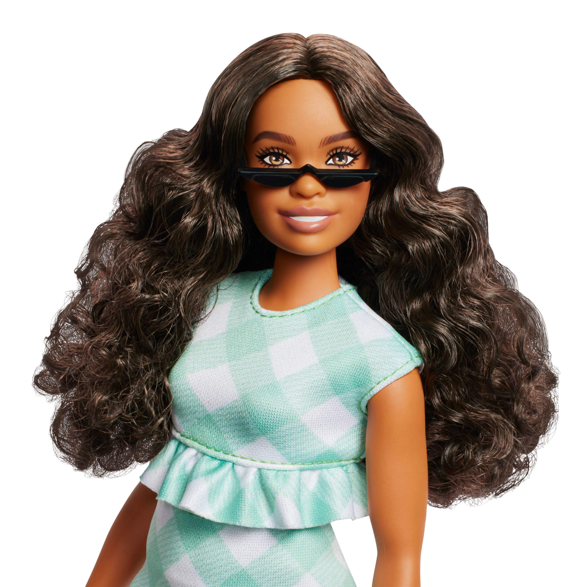 Barbie Fashionistas Doll - 240 Green Gingham Dress