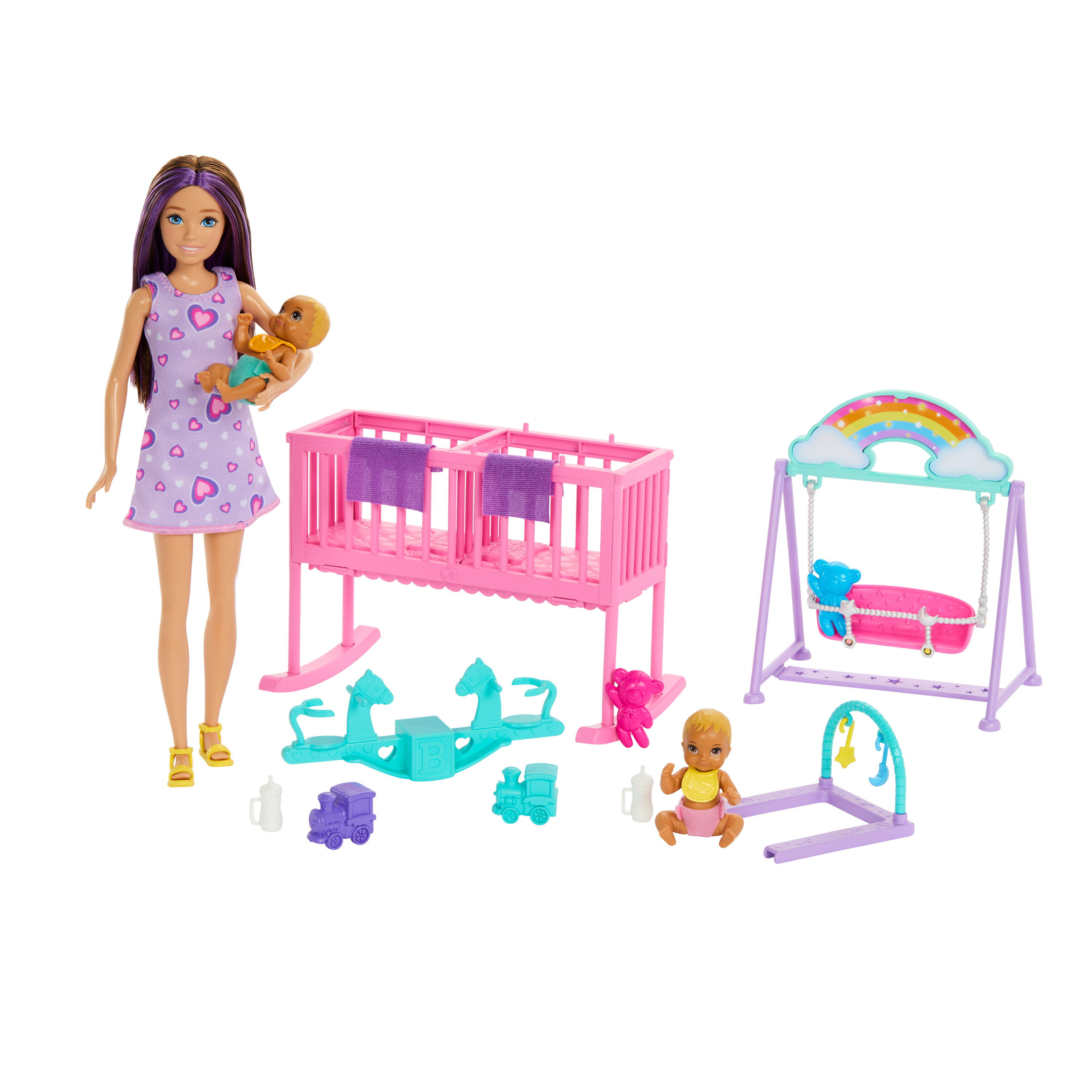 Barbie Skipper Twinning Nursery Playset