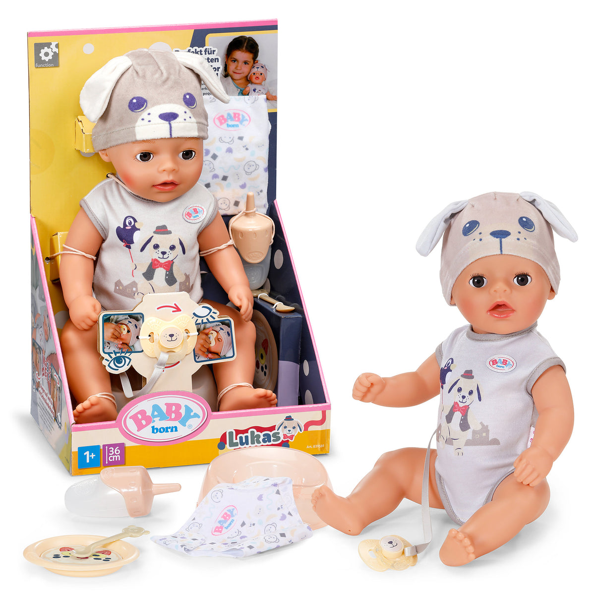 BABY Born Lukas Puppy Costume 36cm Doll