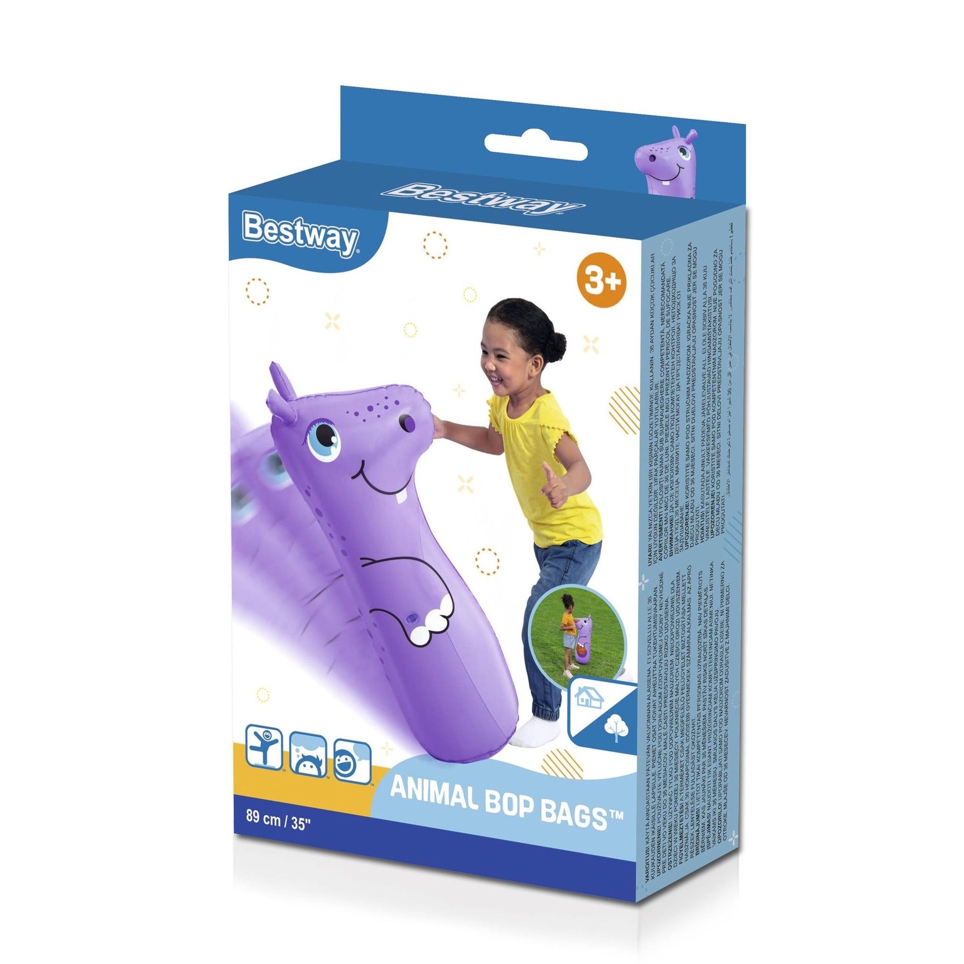 Bestway Animal Bop Bag Assorted Styles - Toyworld Australia