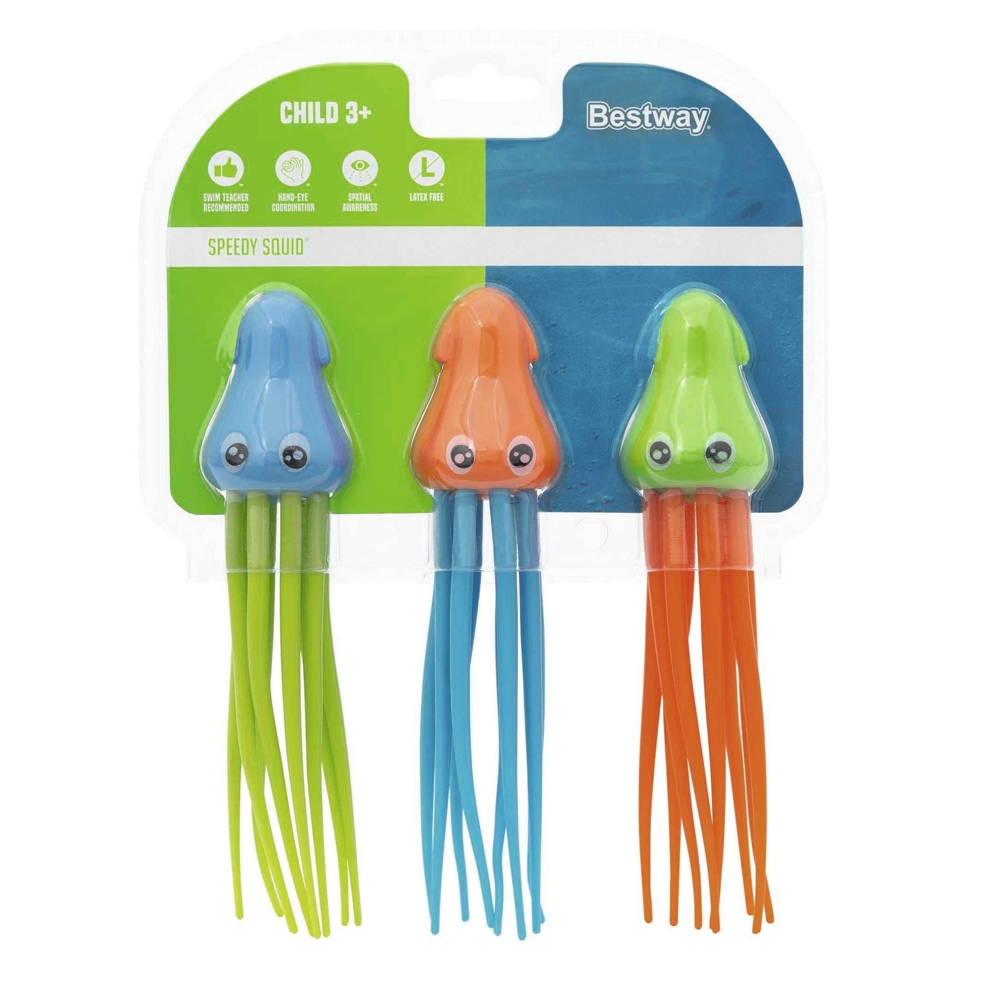Bestway Speedy Squid Dive Toys 3 Pack