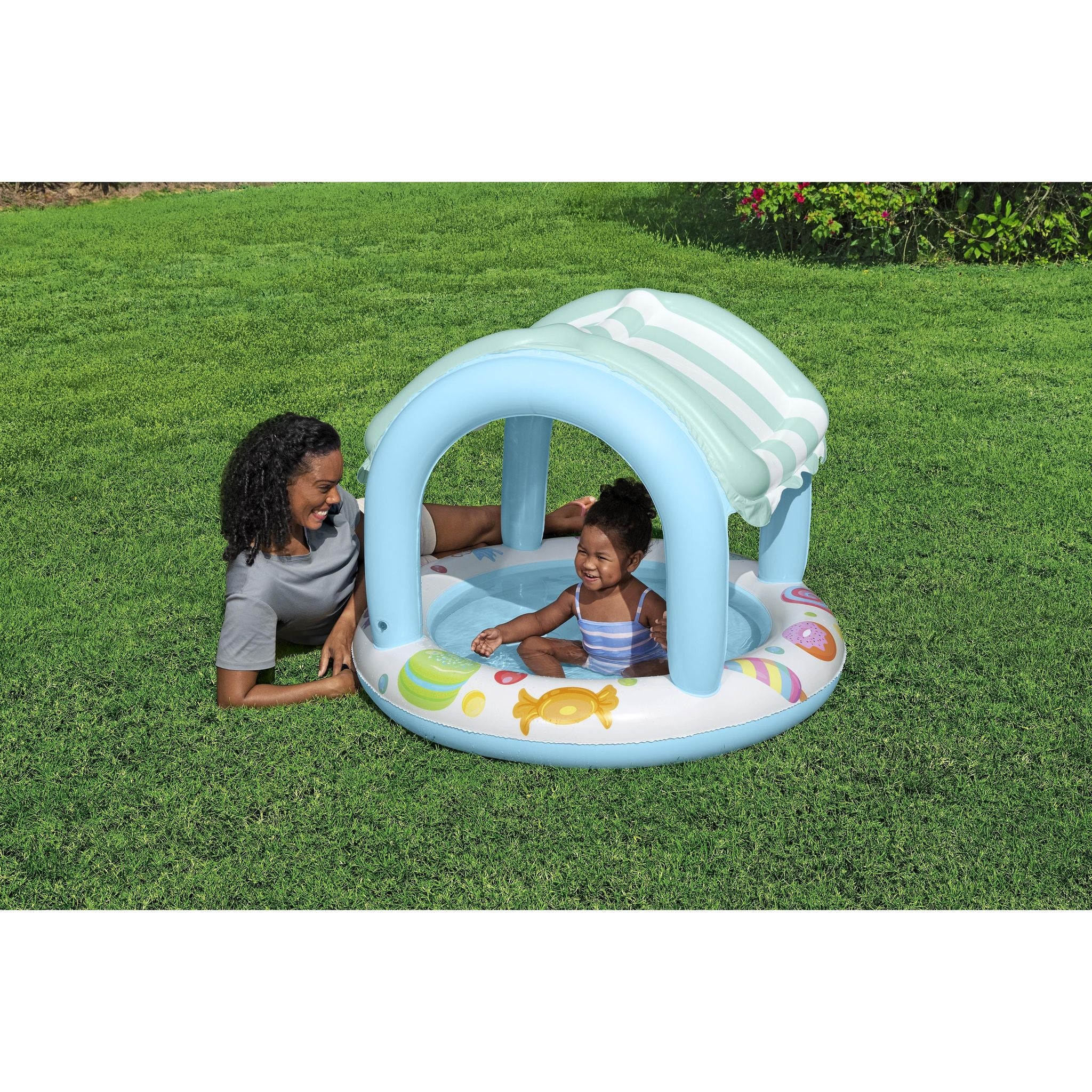 Bestway Sweet Shoppe Shaded Kiddie Pool