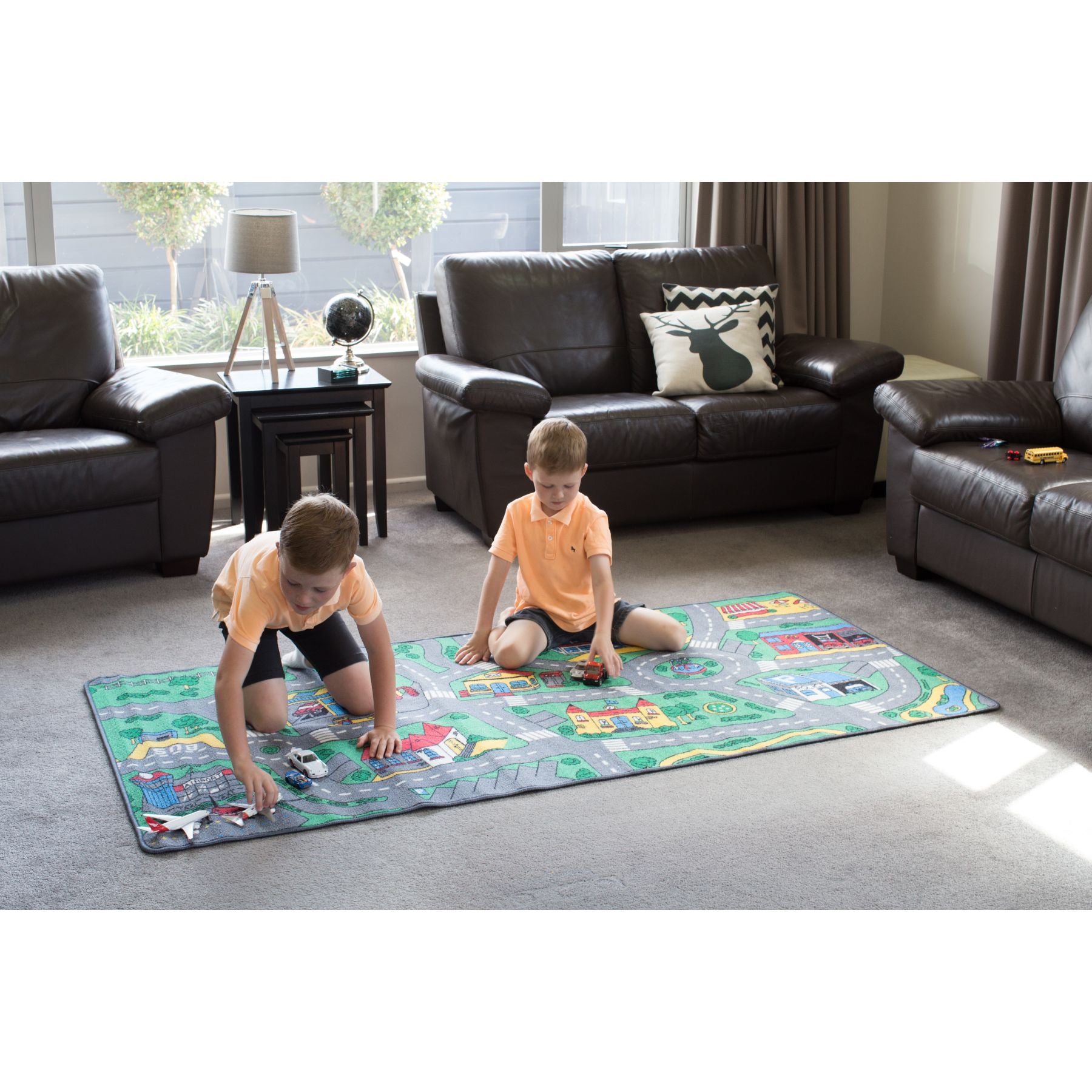 Play Zone Mats Big City 200X100cm Playmat