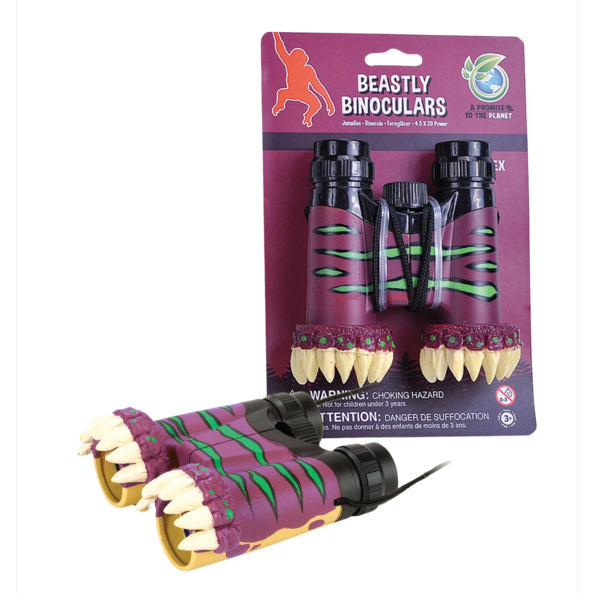 Wild Republic Binoculars Beastly Dino T-Rex - Toyworld Australia